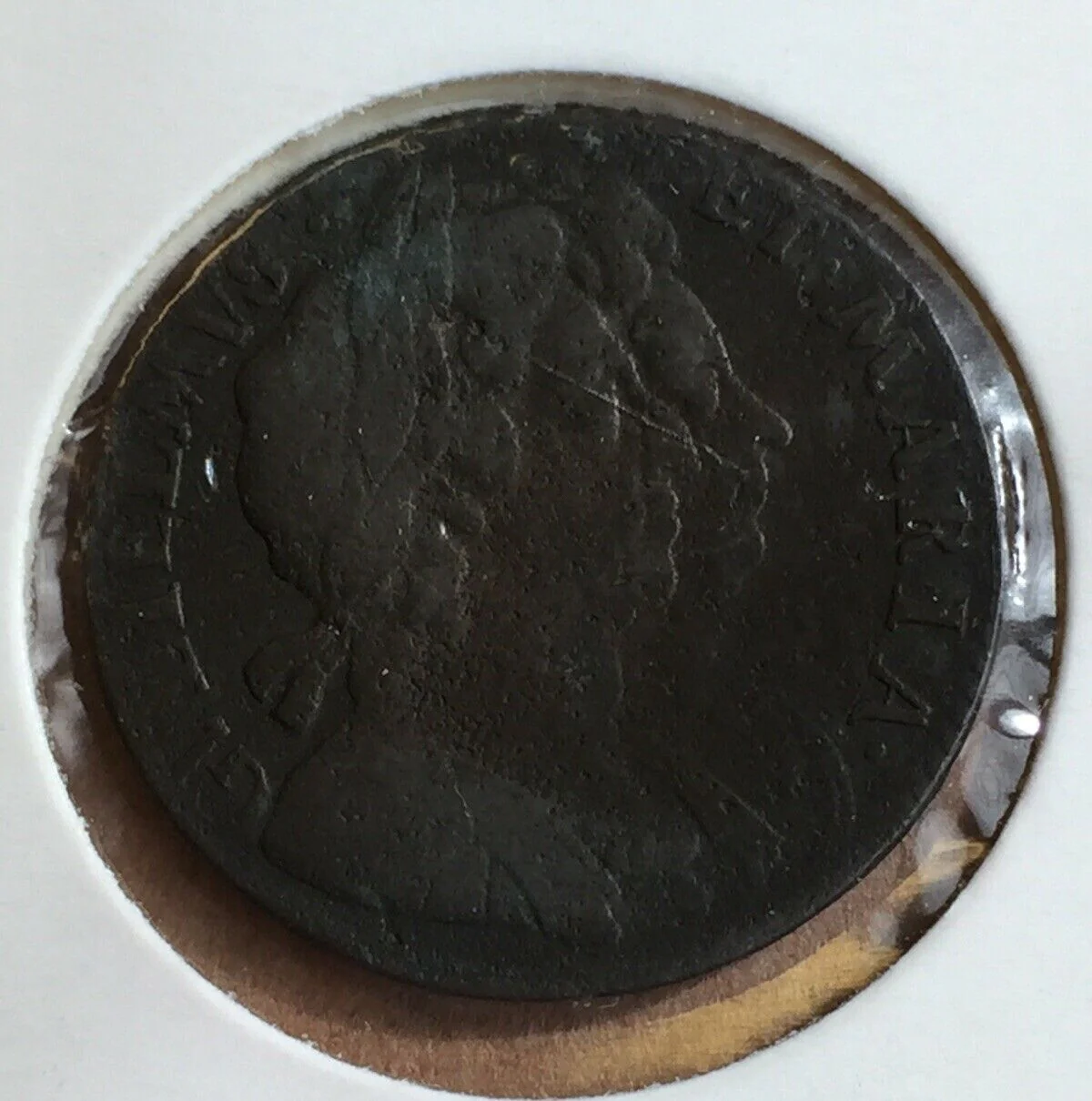 Great Britain: 1694 William and Mary Halfpenny S3452 - Image 2