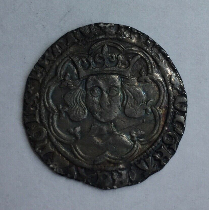 UK Great Britain King Henry VI Silver Groat S1859