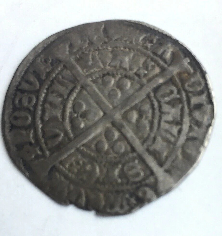 UK Great Britain King Henry VI Silver Groat VF - Image 2