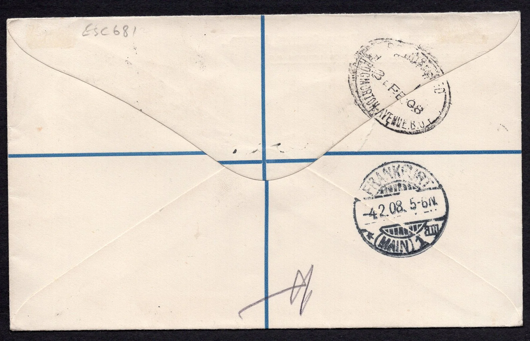 GB Great Britain Registered Mail London New Modderfontein Gold Mining Company - Image 2