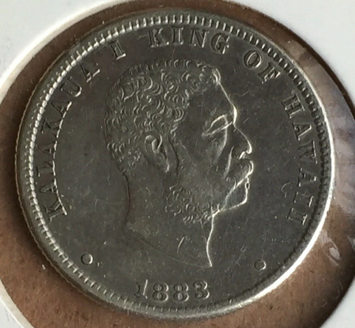 Hawaii 1883 25 Cents - Image 2