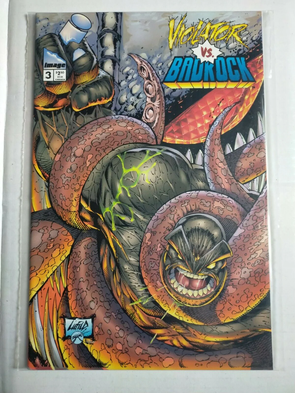 Image Comic Book Violator vs. Badrock No.3