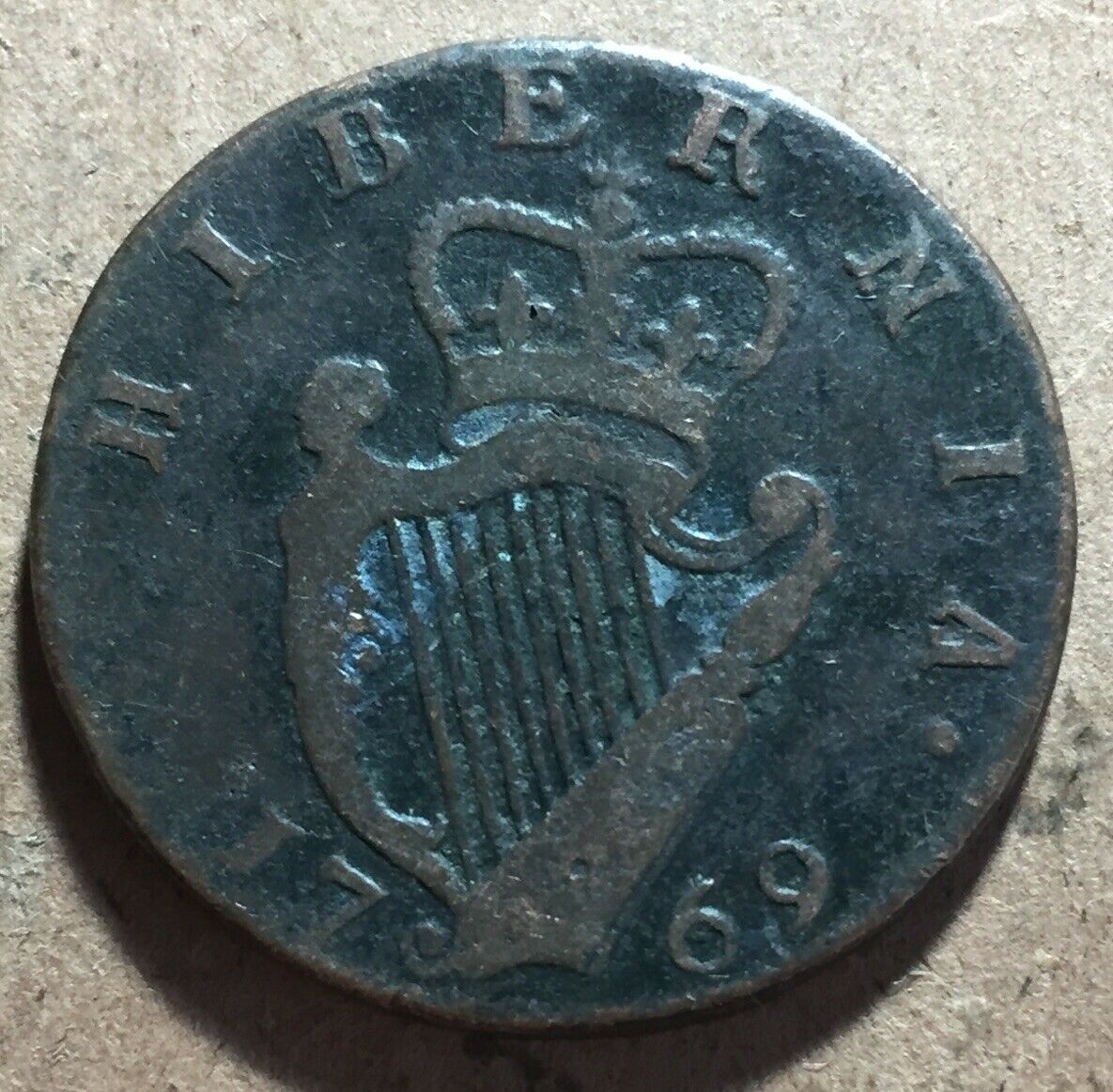 Ireland UK 1769 George IV Farthing. Fine Condition - Image 2