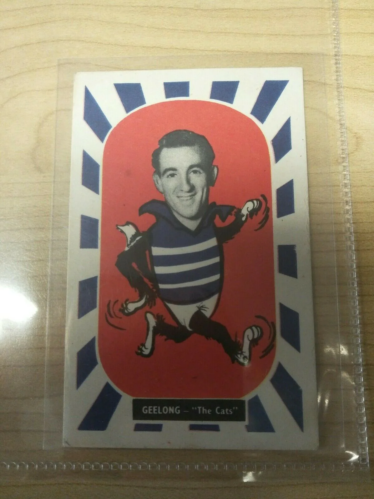Kornies Footballer Mascot Swap Cards Peter Pianto Geelong Card