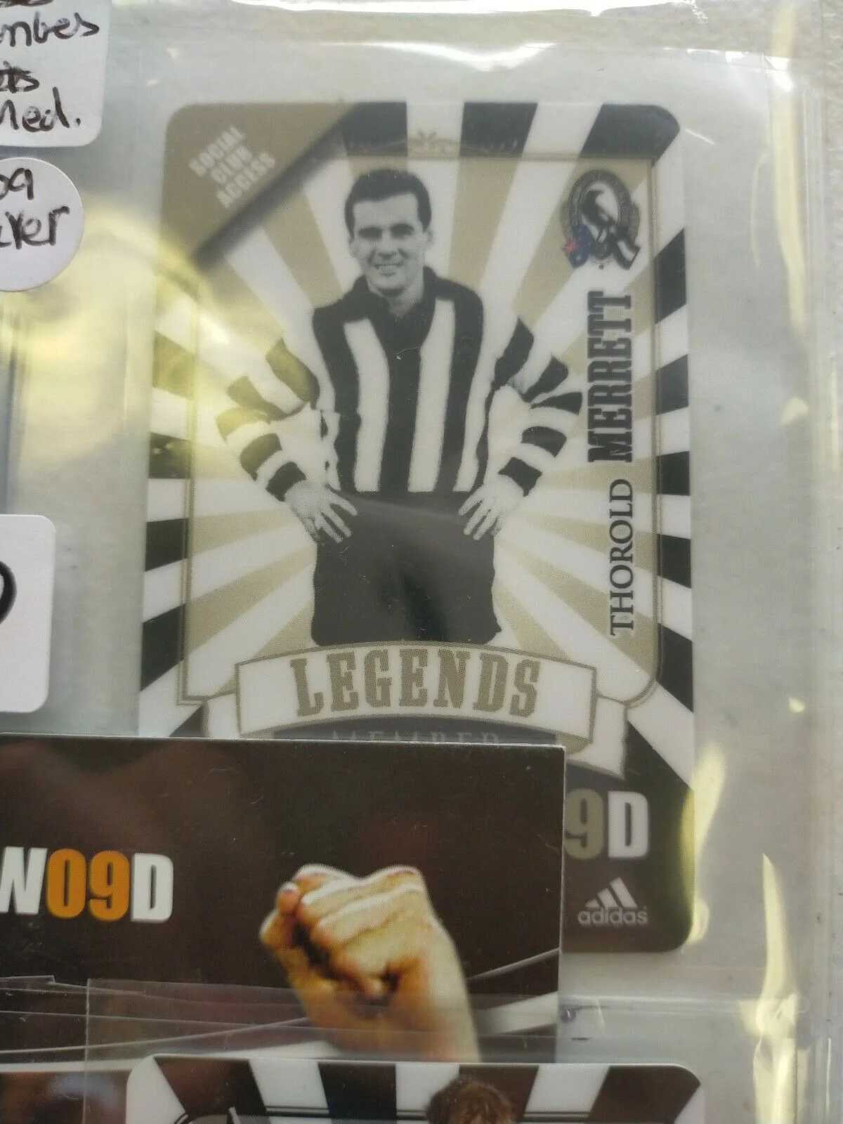 AFL Lot Of 2009 Collingwood Football Club Memorabilia Including memberships, sticker, Year Book - Image 3