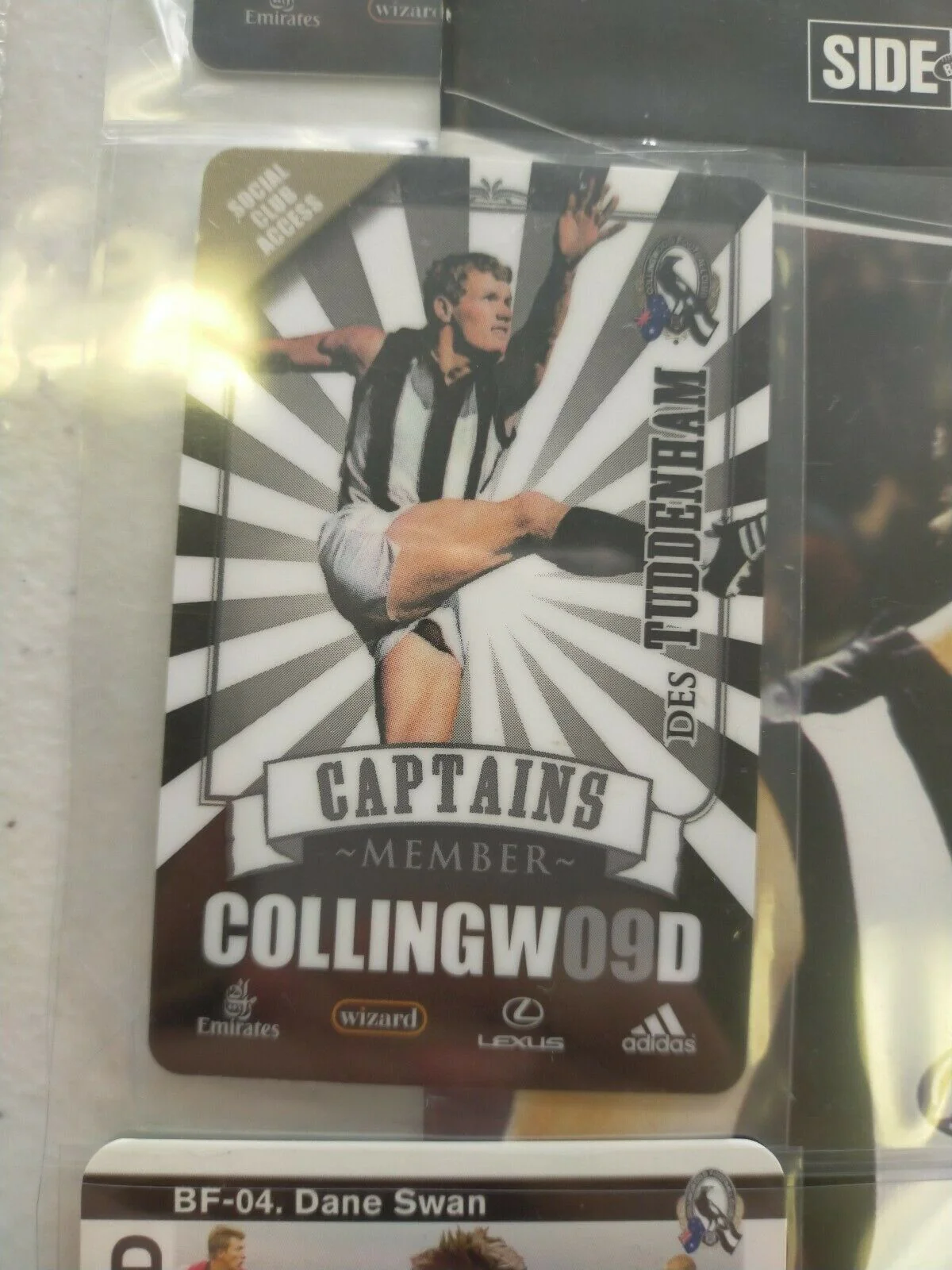 AFL Lot Of 2009 Collingwood Football Club Memorabilia Including memberships, sticker, Year Book - Image 4