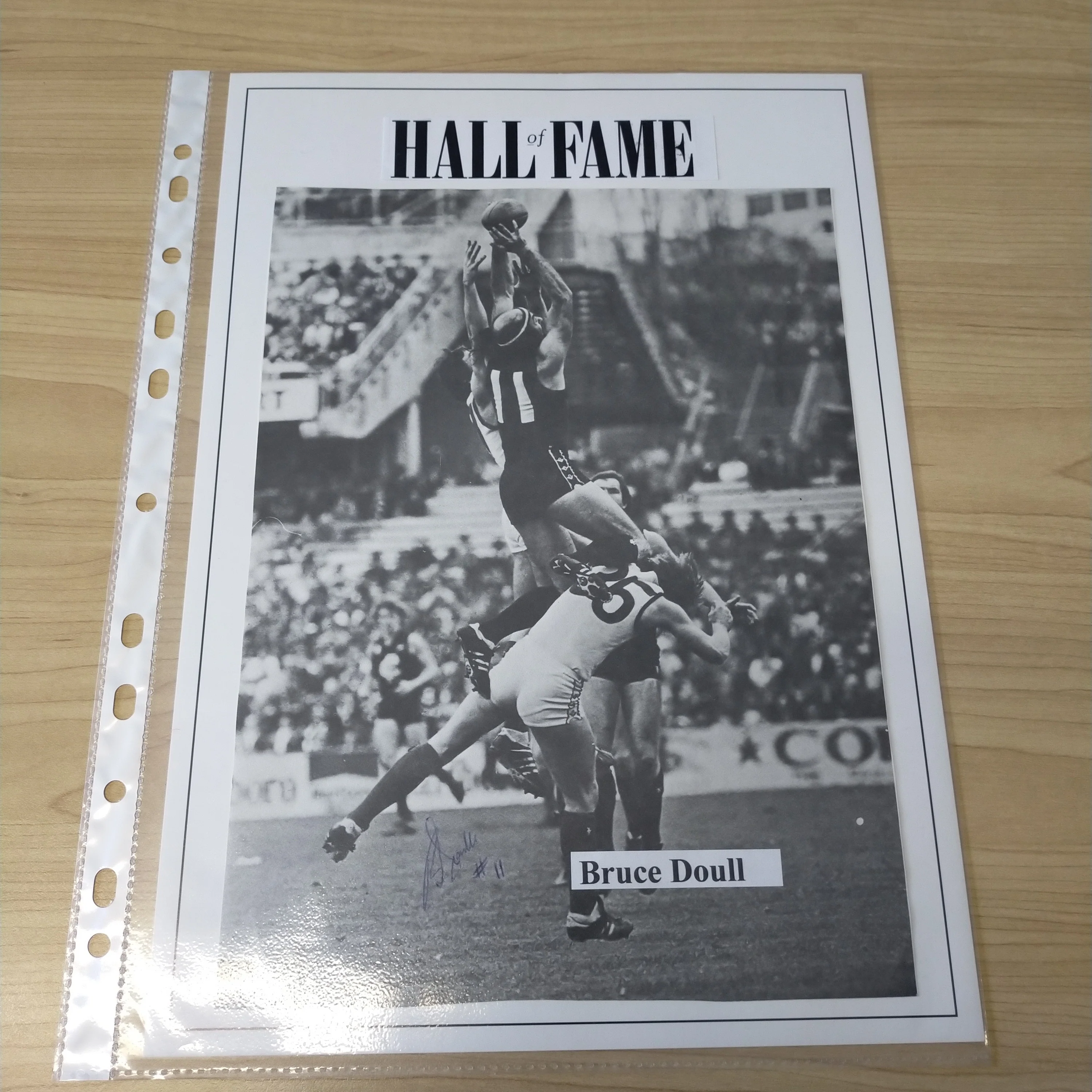 Lot of 5 AFL VFL Carlton Blues Player Signatures - Image 2