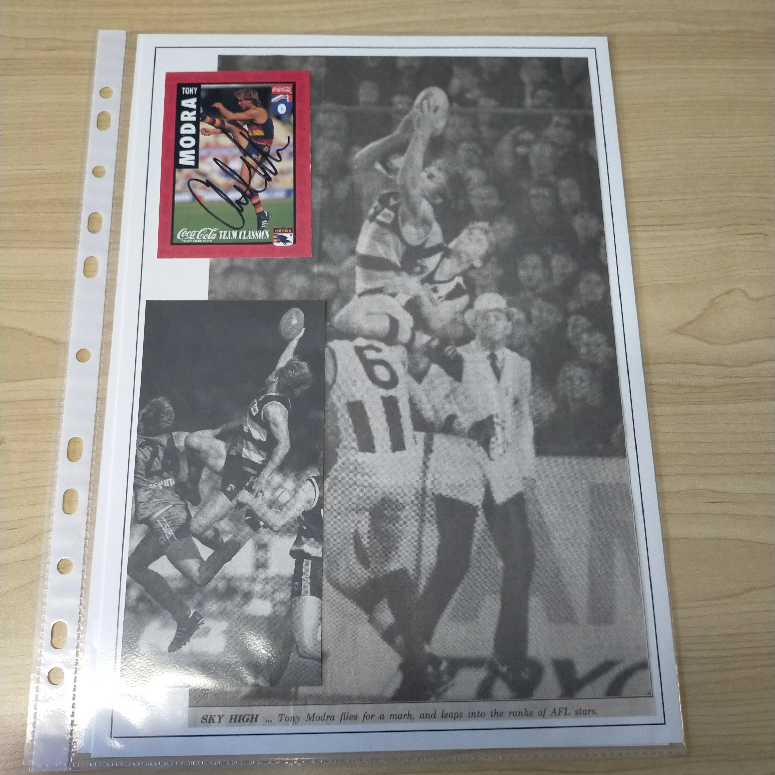 Lot of 6 AFL VFL Adelaide Crows Player Signatures - Image 2