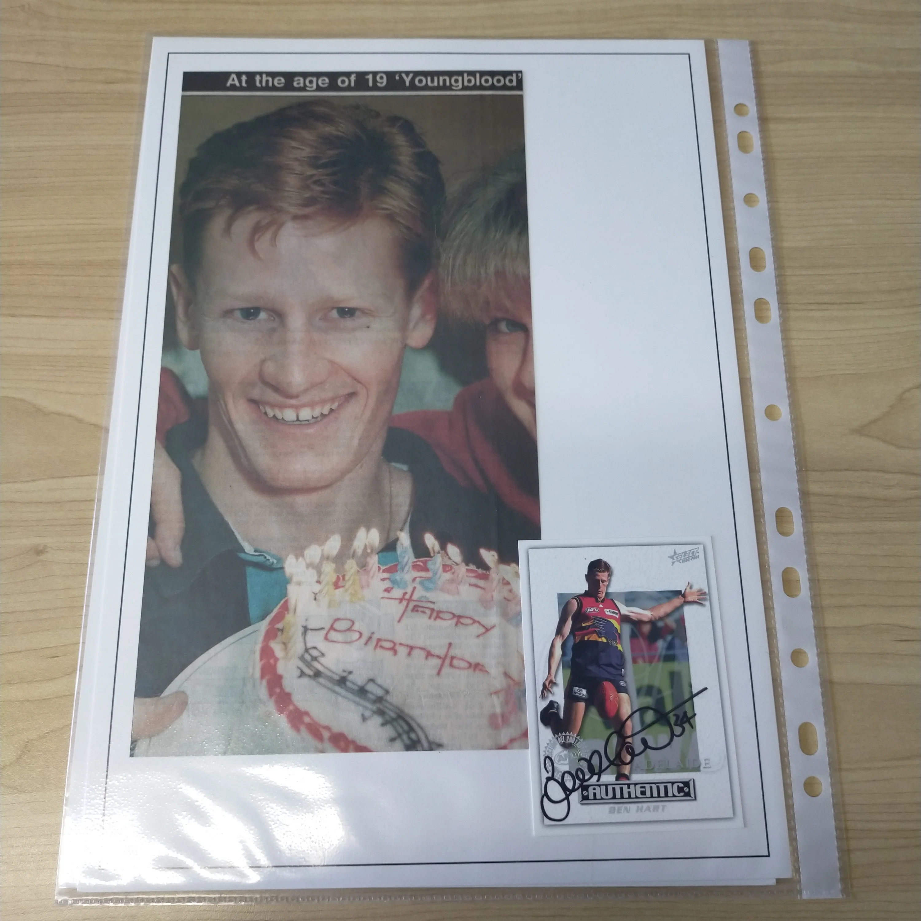 Lot of 6 AFL VFL Adelaide Crows Player Signatures - Image 3