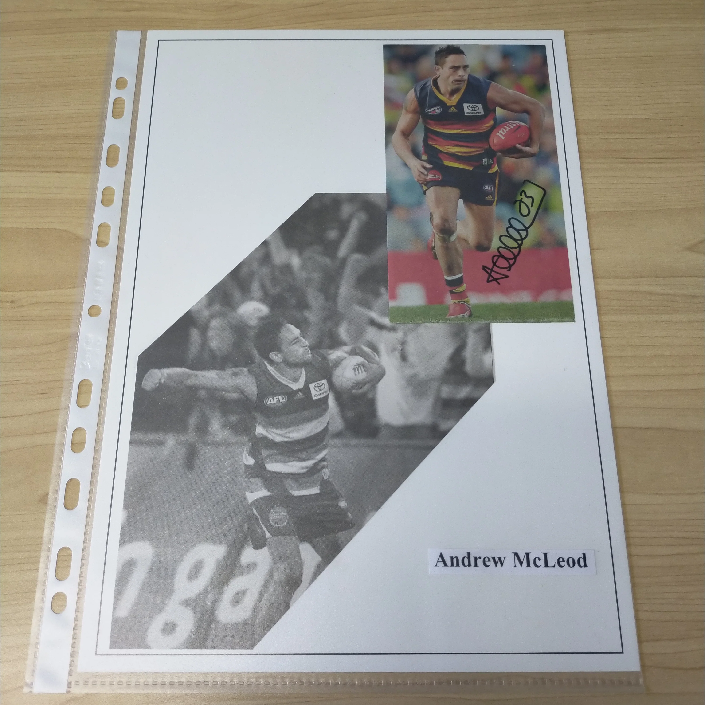 Lot of 6 AFL VFL Adelaide Crows Player Signatures - Image 7