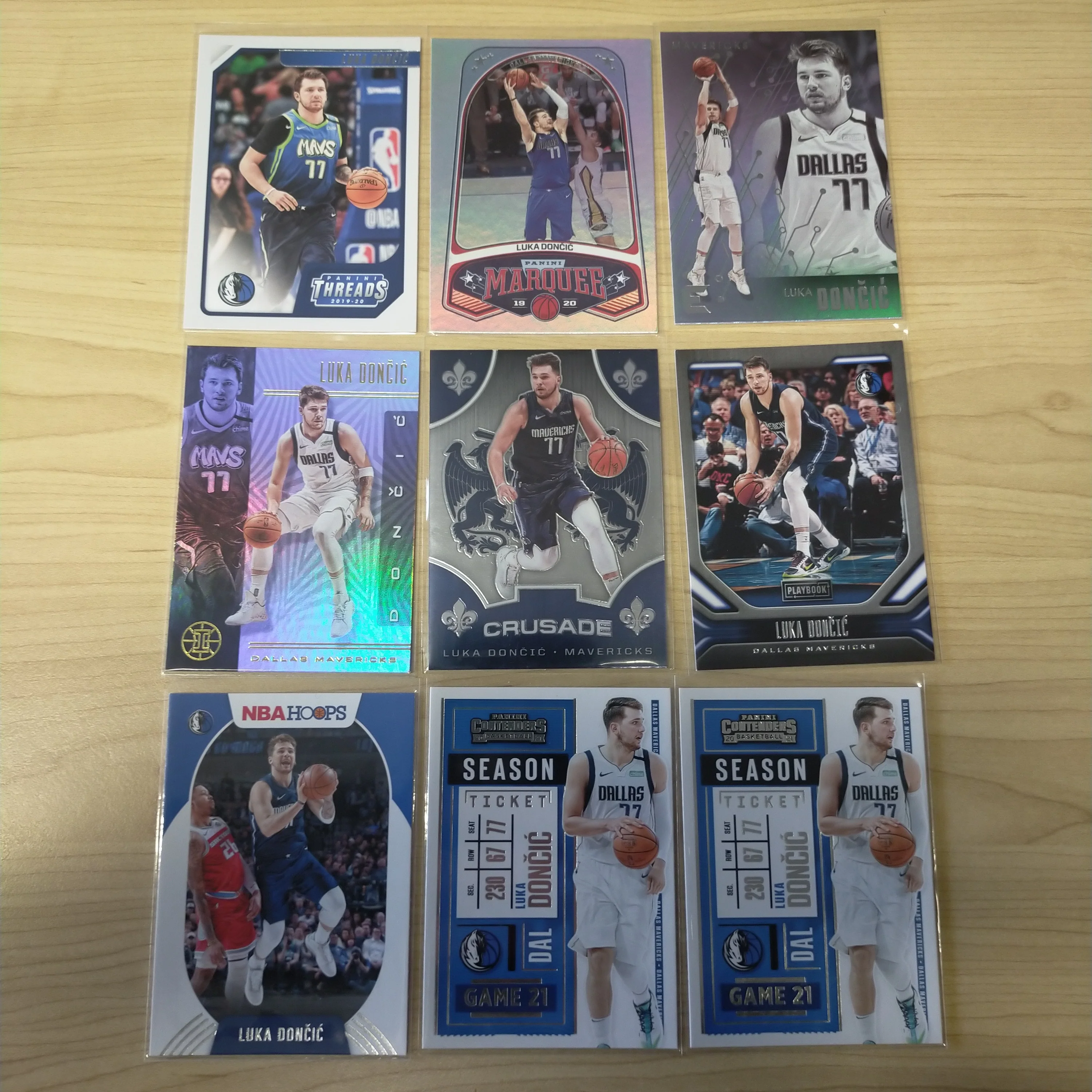 Luka Doncic Dallas Mavericks NBA Basketball Card Lot - Image 2