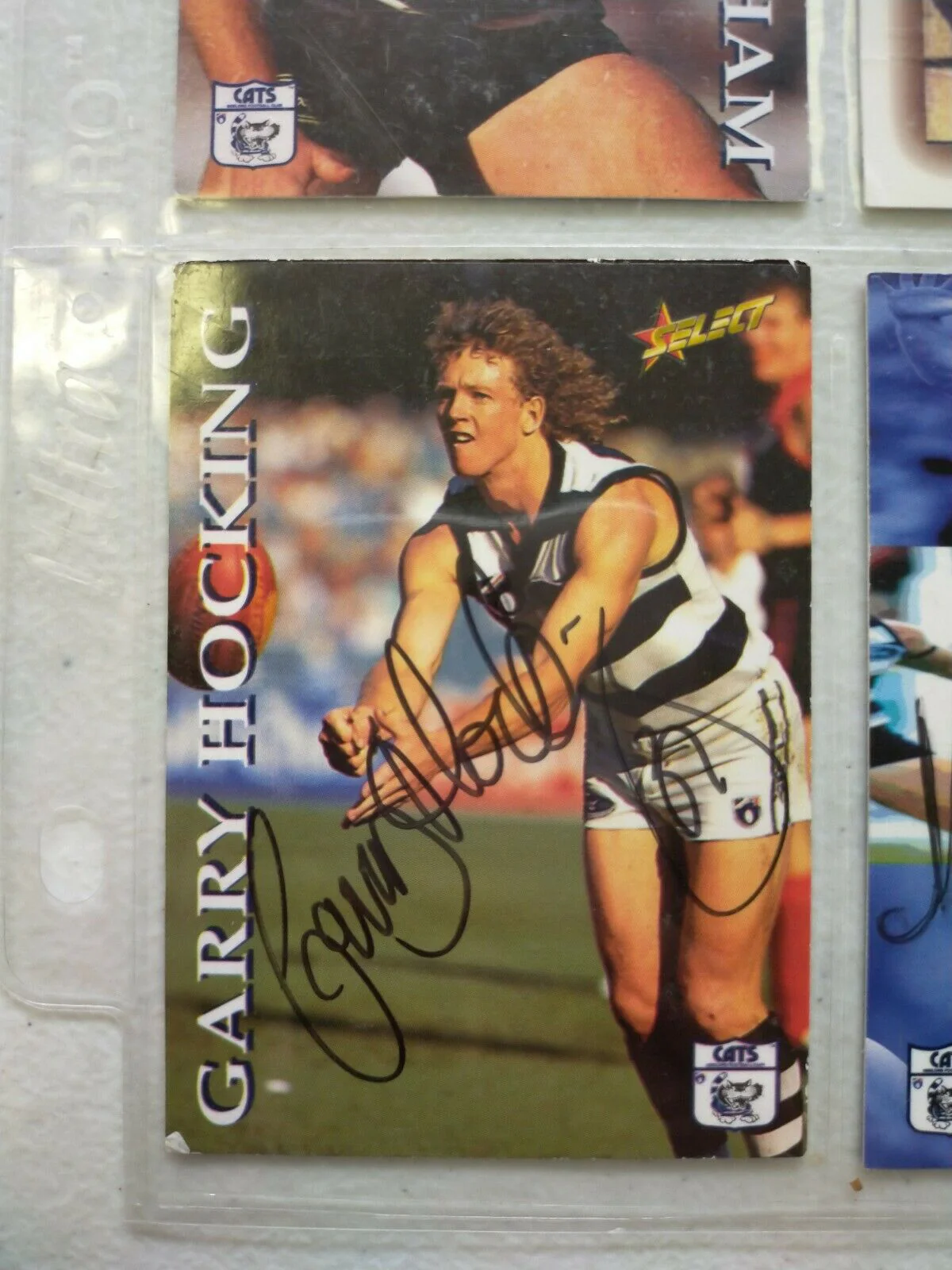 Lot Of Geelong Football Club Hand Signed Football Cards Including Garry Hocking - Image 5