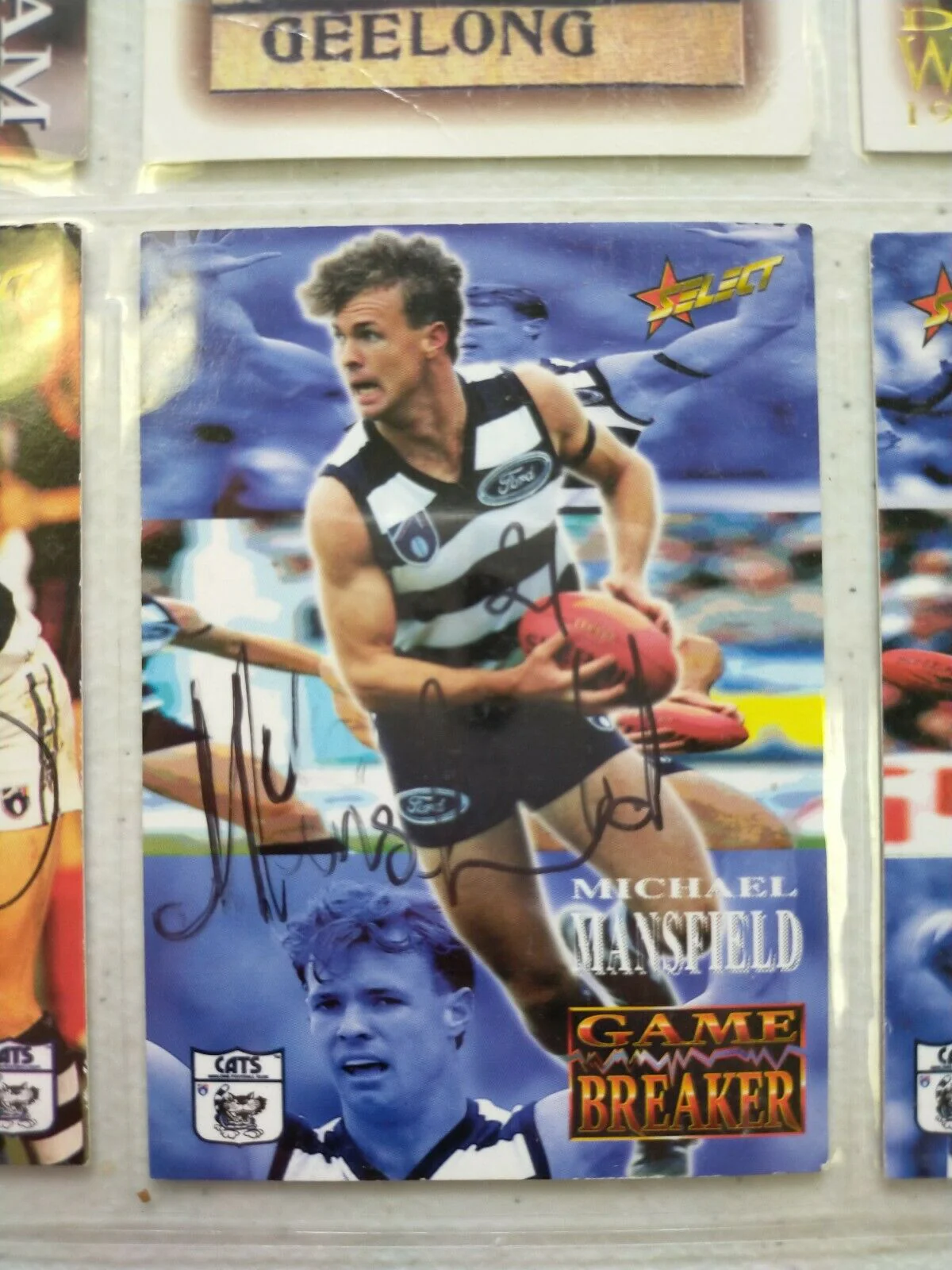 Lot Of Geelong Football Club Hand Signed Football Cards Including Garry Hocking - Image 6