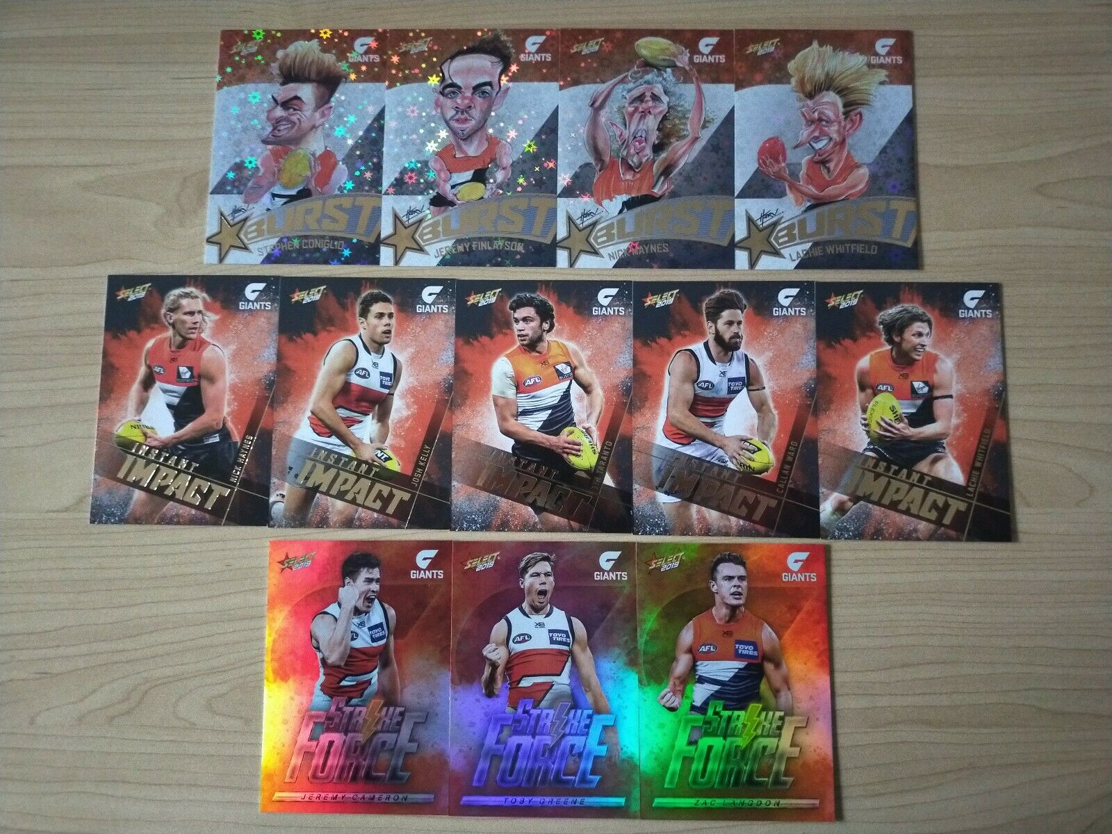 Lot Of Select GWS Giants Football Cards 2016-2020 x 23 - Image 4