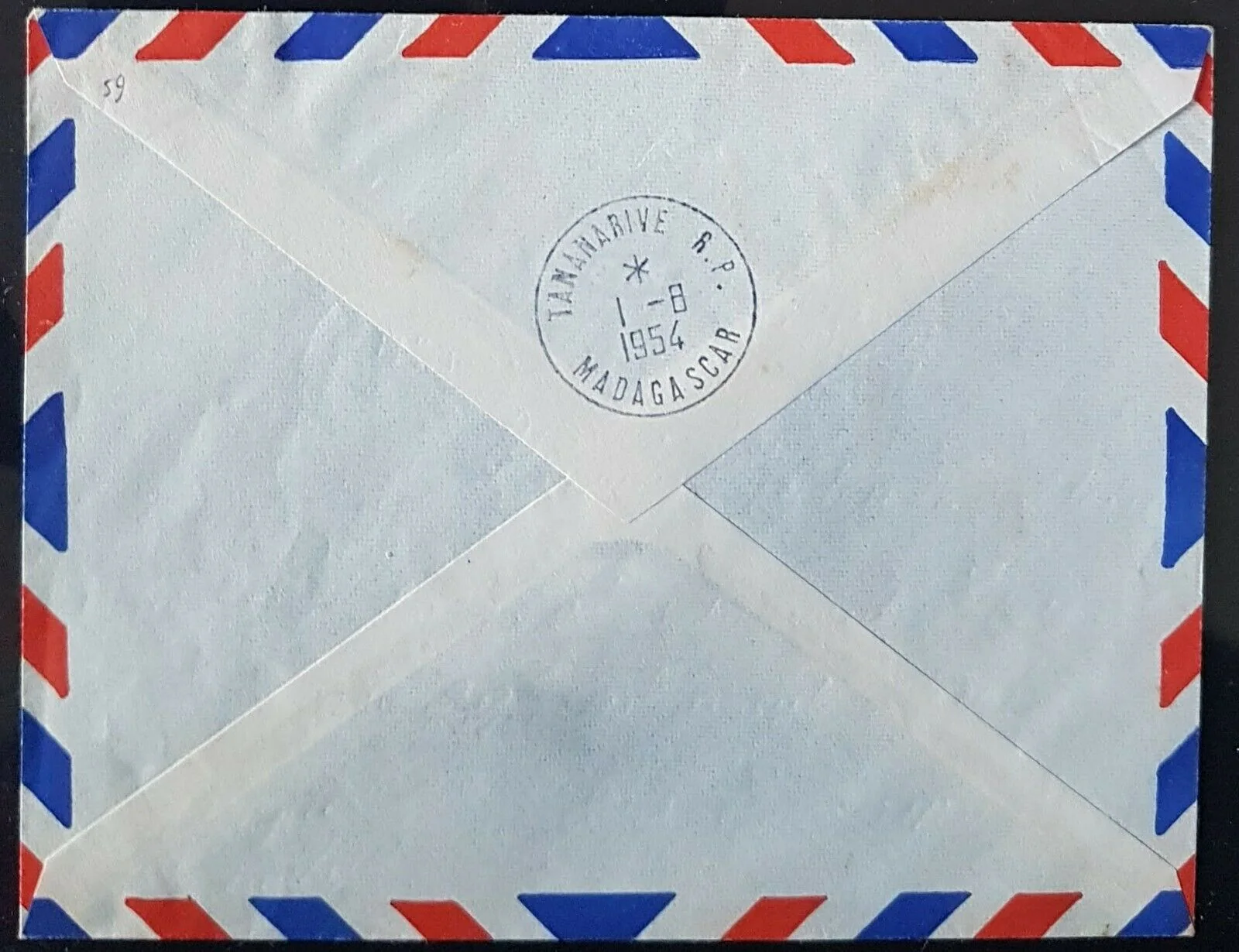 Madagascar French colonies 1954 15f Joffre SG FDC - Image 2