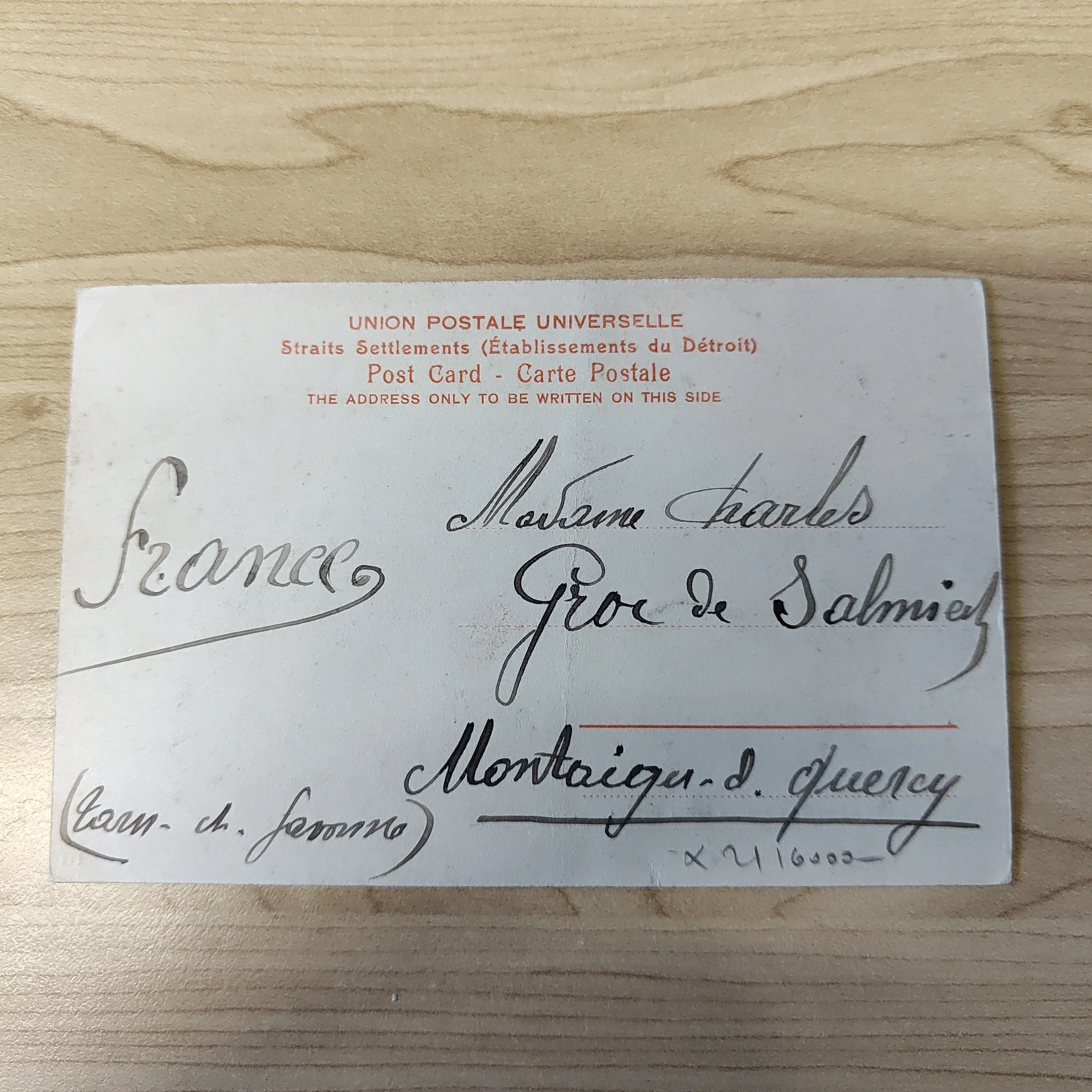 Malaya Strait Settlements Singapore Chinese Funeral Party Postcard - Image 2