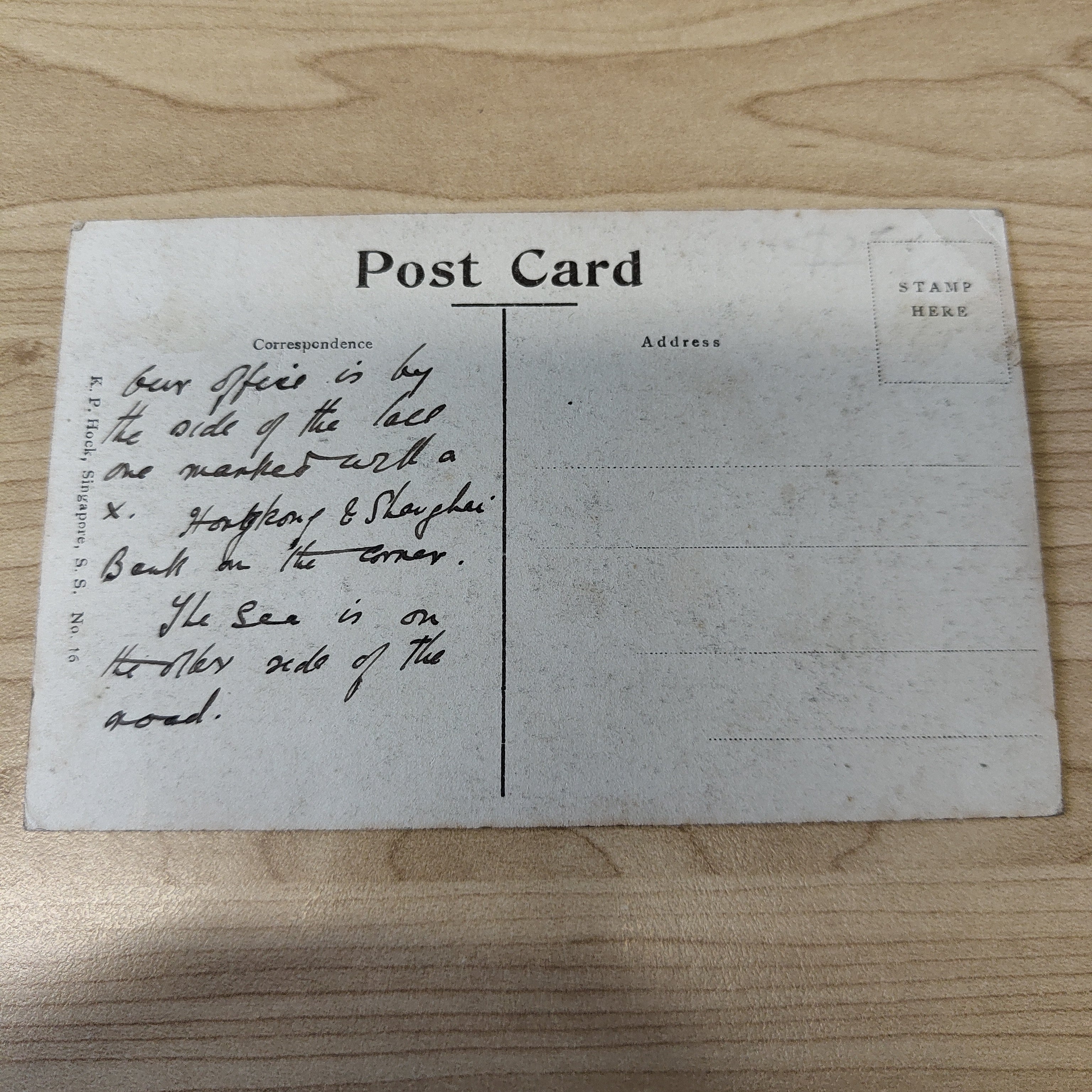 Malaya Strait Settlements Singapore Collyer Quay Postcard - Image 2