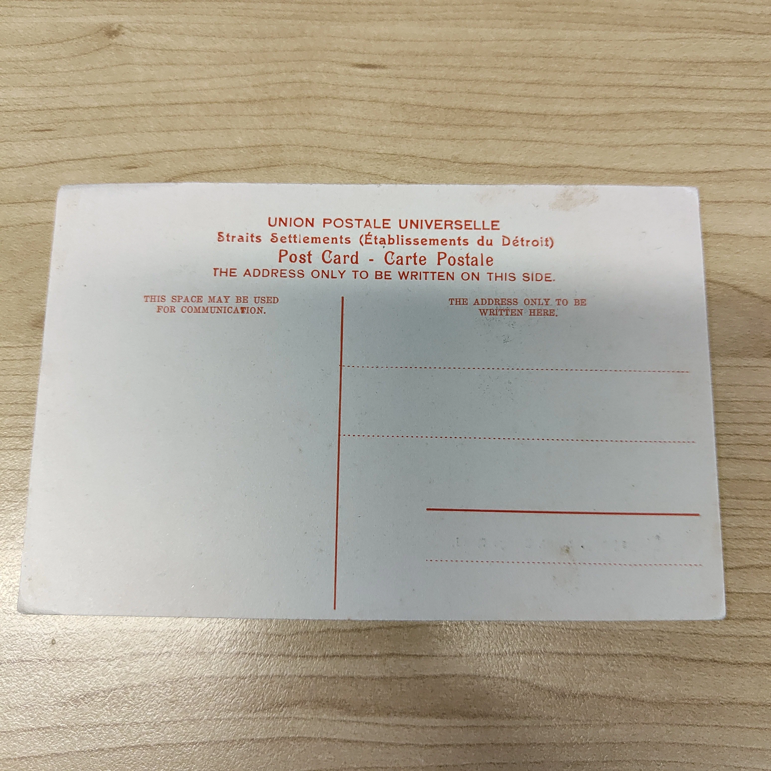 Malaya Strait Settlements Singapore South Bridge Road Postcard - Image 2