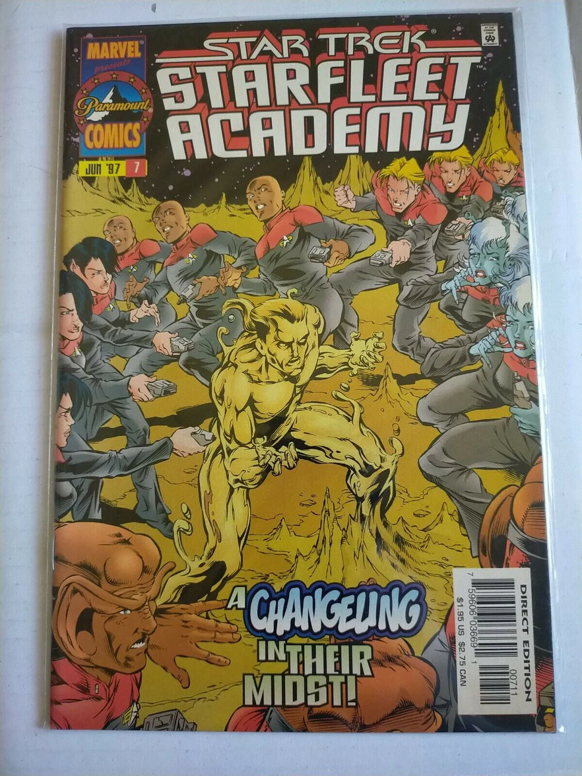 Marvel Paramount 7 June 1997 Star Trek Starfleet Academy Comic