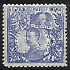 NSW Australian States SG 350b 20/- cobalt-blue Perf 11x12 MH