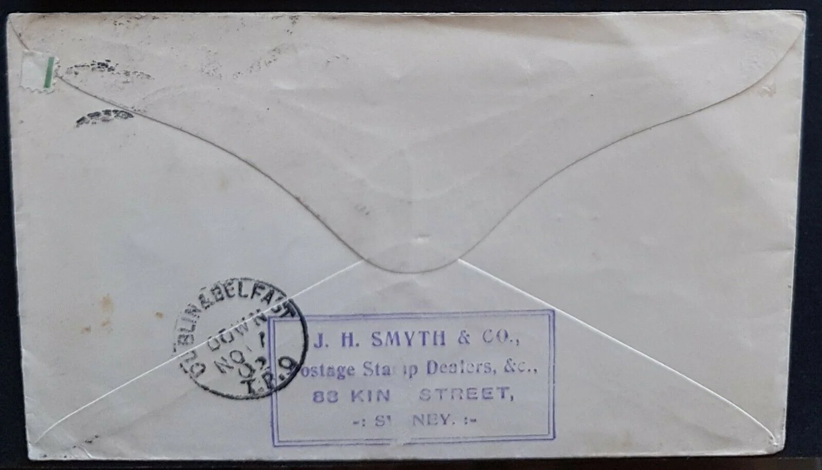 NSW - Ireland. Stamp dealer mail carried on Irish Travelling Post Office train - Image 2