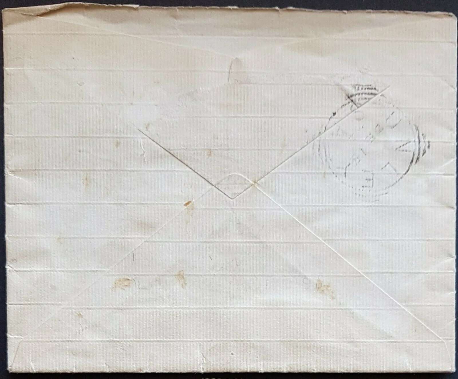 NSW - SA 2d Queen Victoria, earliest known squared circle date stamp of Unley. - Image 2