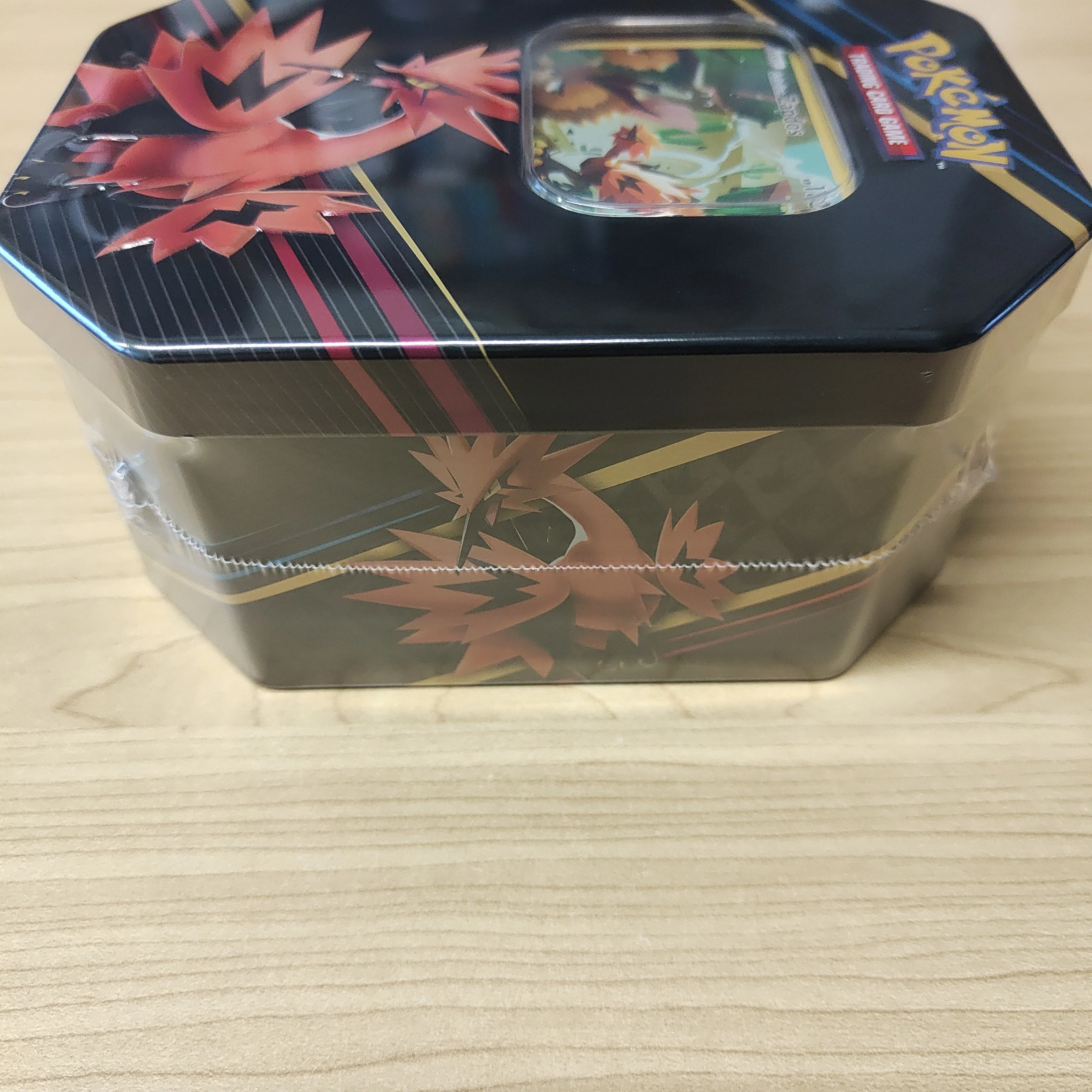 Pokemon TCG Crown Zenith Tin Galarian Zapdos - Image 2