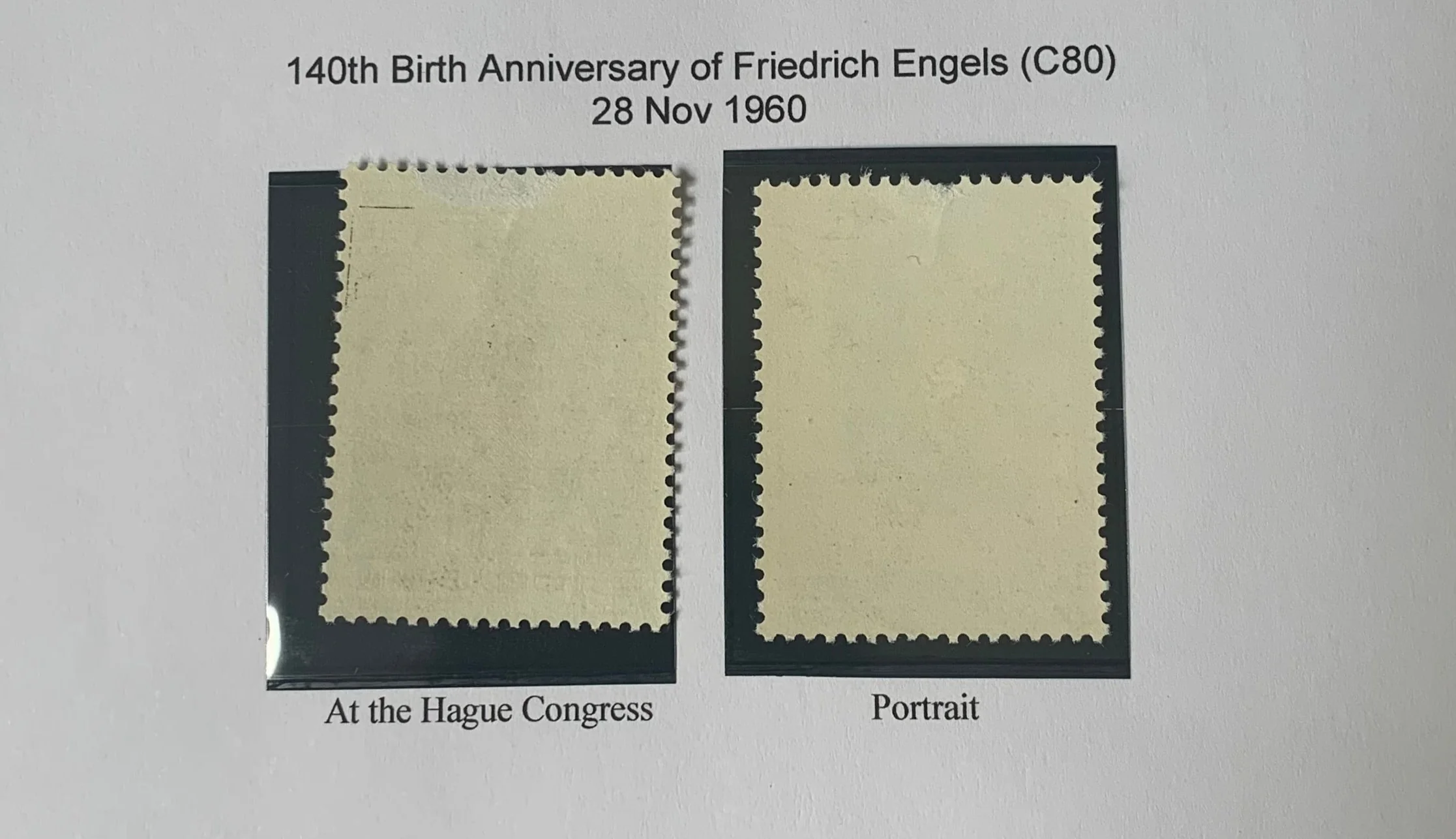 PRC China 1960 Friedrich Engels C80 Set Mint - Image 2