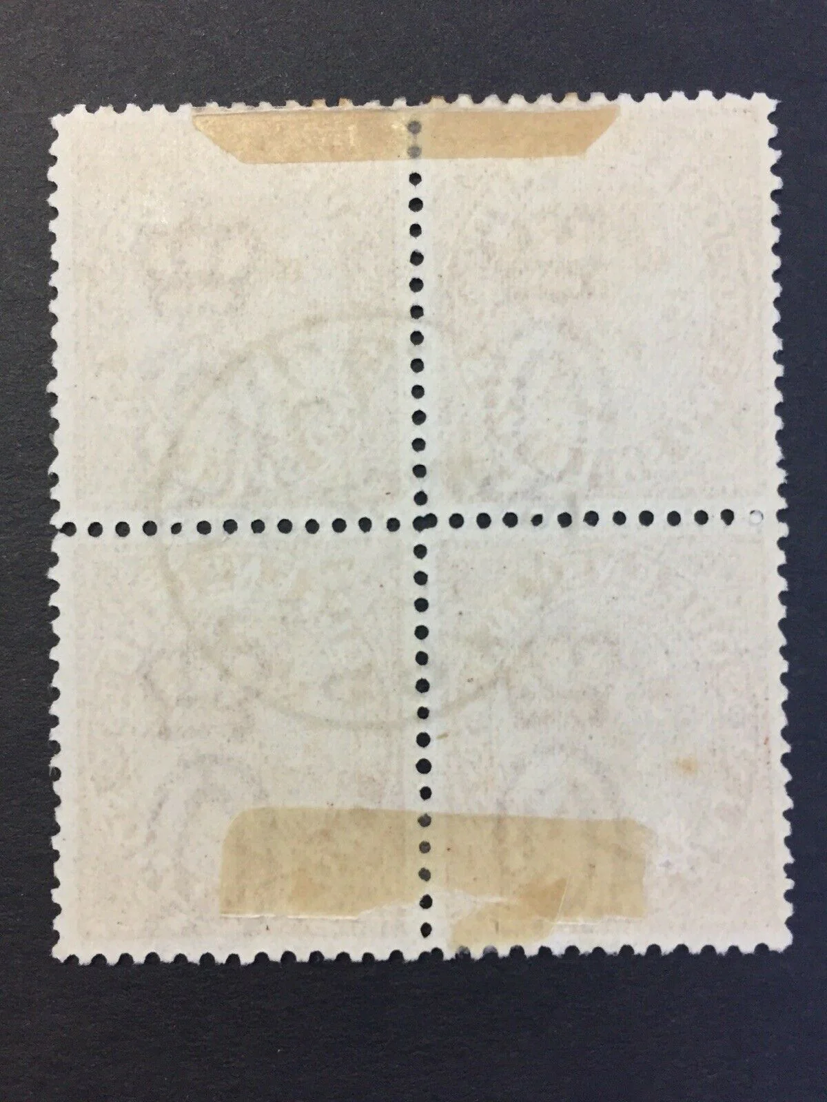 Queensland Australian States 1887 2/- Red Brn CTO Block SG197 Superb Condition. - Image 2
