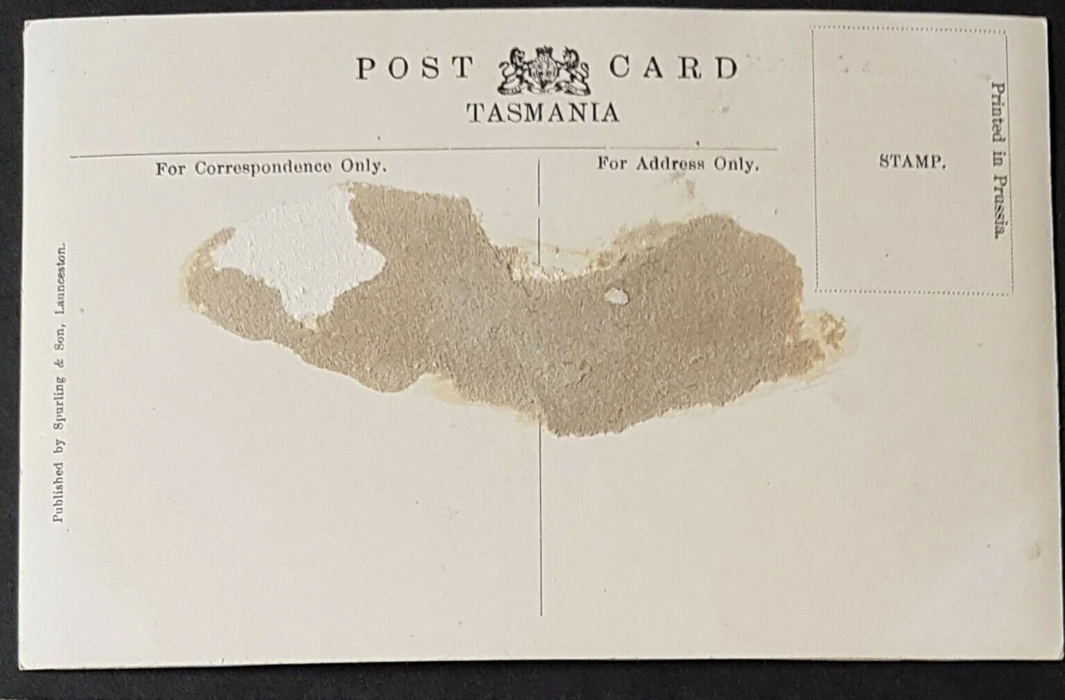 Queensland picture postcard of Townsville with Tasmanian reverse. Error - Image 2