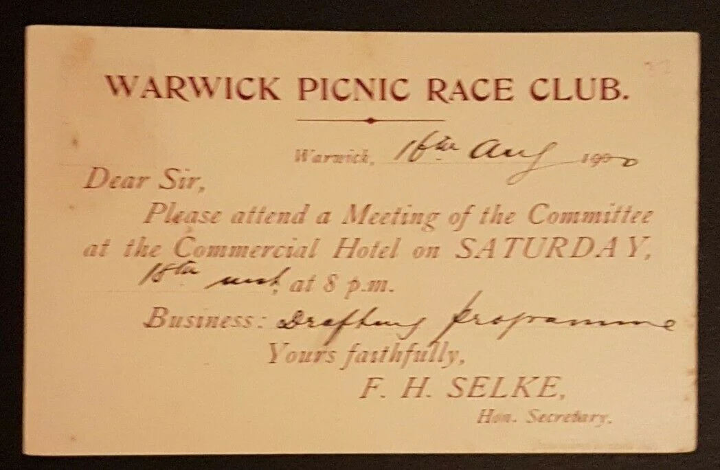 Queensland Post card, 1d  Arrowroot Field Pimpama PTPO Warwick Races HG 10a used - Image 2