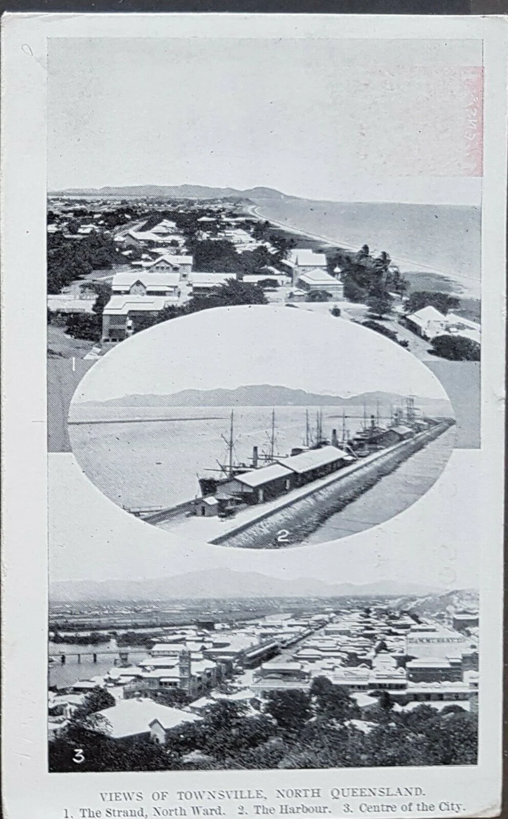 Queensland Post Card, 1d views of Townsville HG 19a CTO