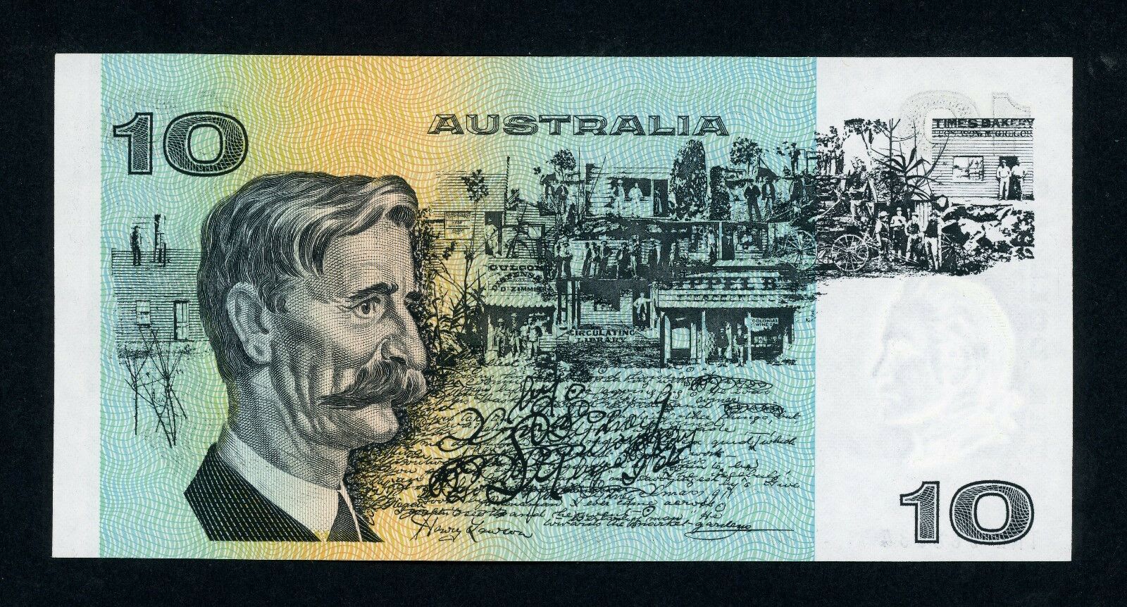 R306b Mc167 Ten Dollar $10 Knight/Wheeler Side Thread Unc - Image 2