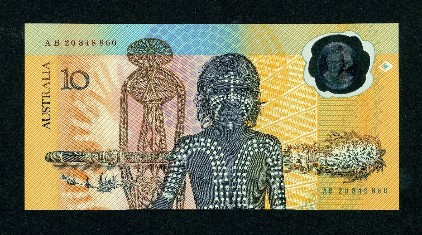 R310a Mc173a Ten Dollar $10 Johnston/Fraser Polymer "AB" 1st Release Unc