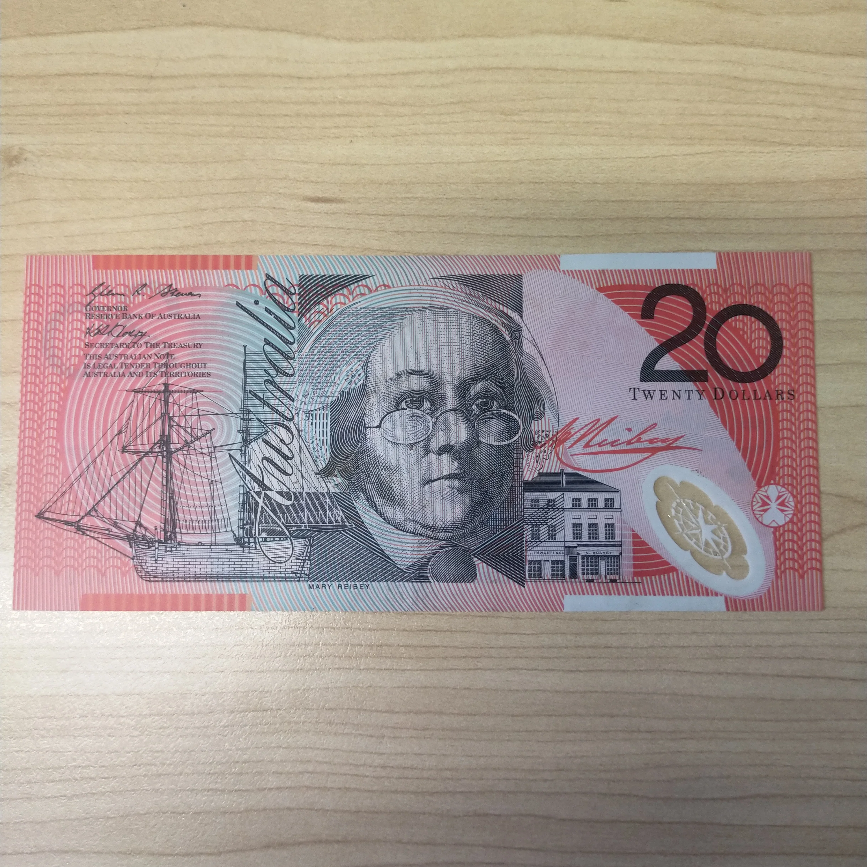 R421a Australian $20 Stevens Henry Uncirculated Banknote - Image 2