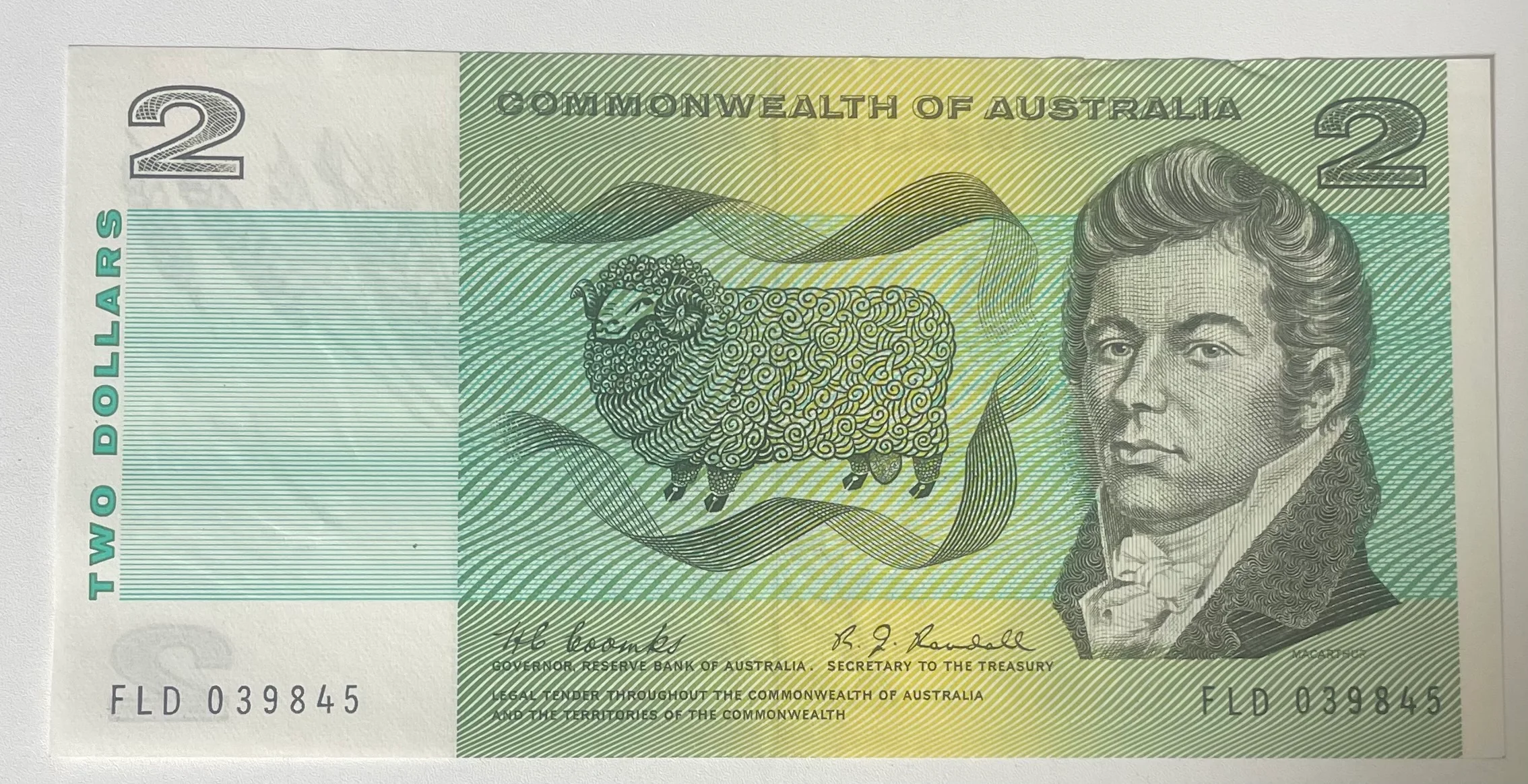 Australia 1967 $2 Commonwealth of Australia Coombs/Randall. R82