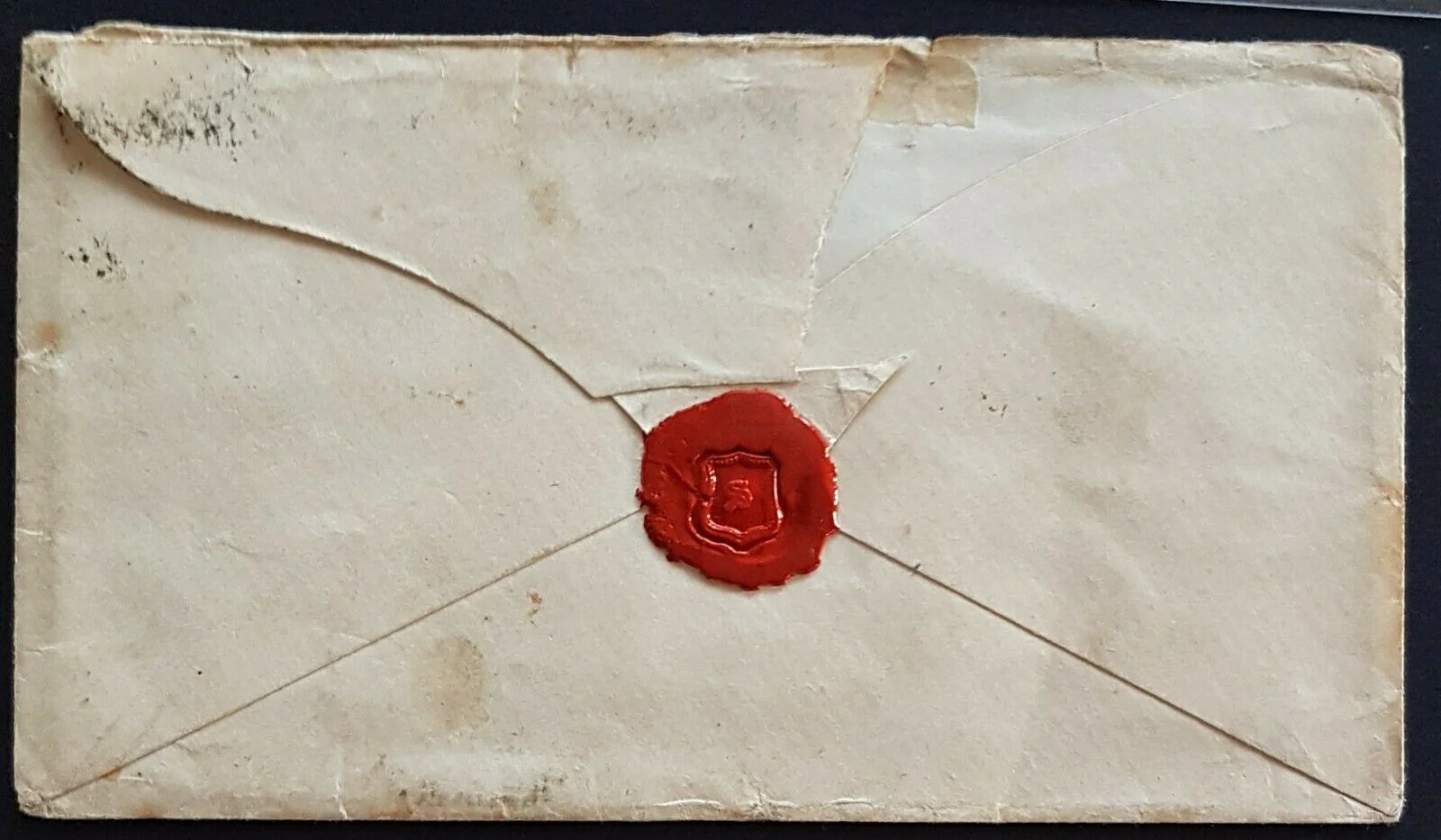 SA, Australian States, GB 1856 6d imperf Adelaide - London SG 3 per Investigator - Image 2