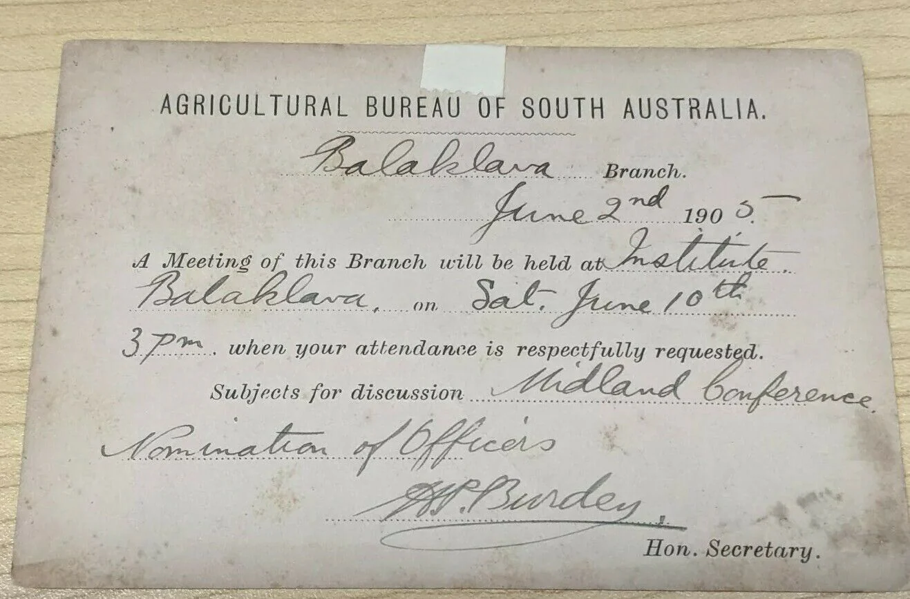 SA South Australia Official Postcard Agricultural Bureau ships lighthouses - Image 2