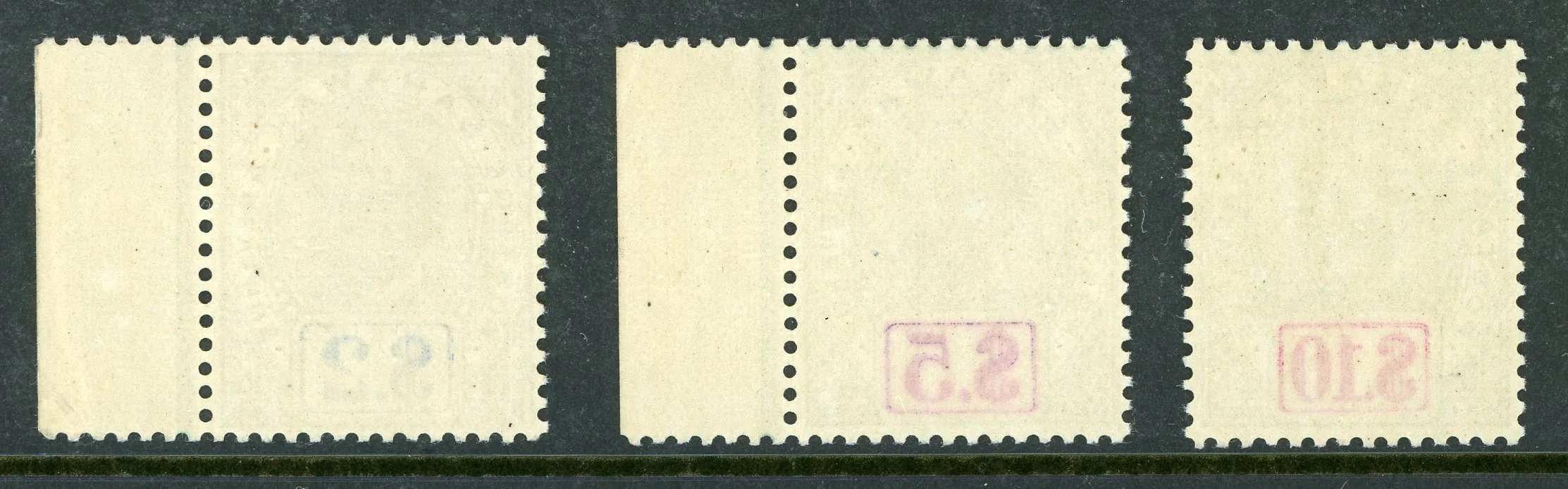 Sarawak Malayan SG21a-21c Unissued $2, $5 and $10, unmounted mint, superb - Image 2