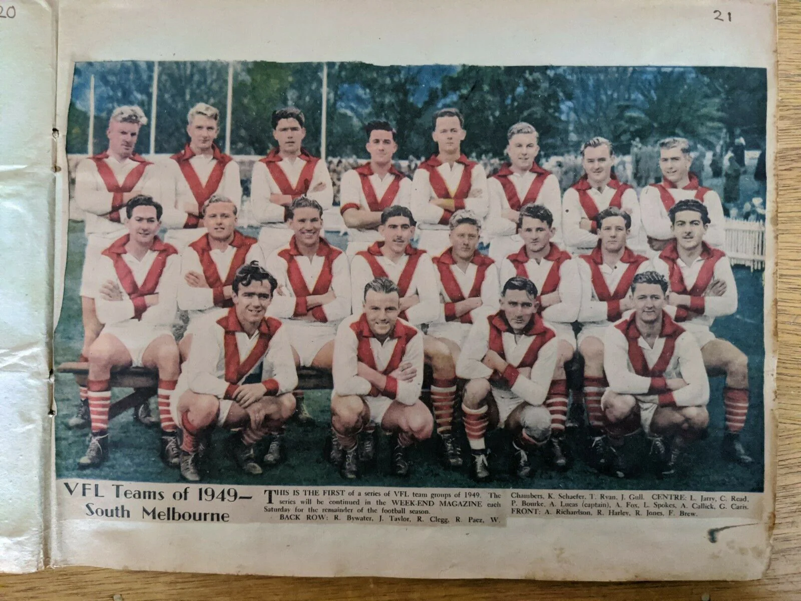 Scrapbook Over 50 Pages. Cigarette Cards, 1949 Argus VFL Photos, VFA, Signatures - Image 5