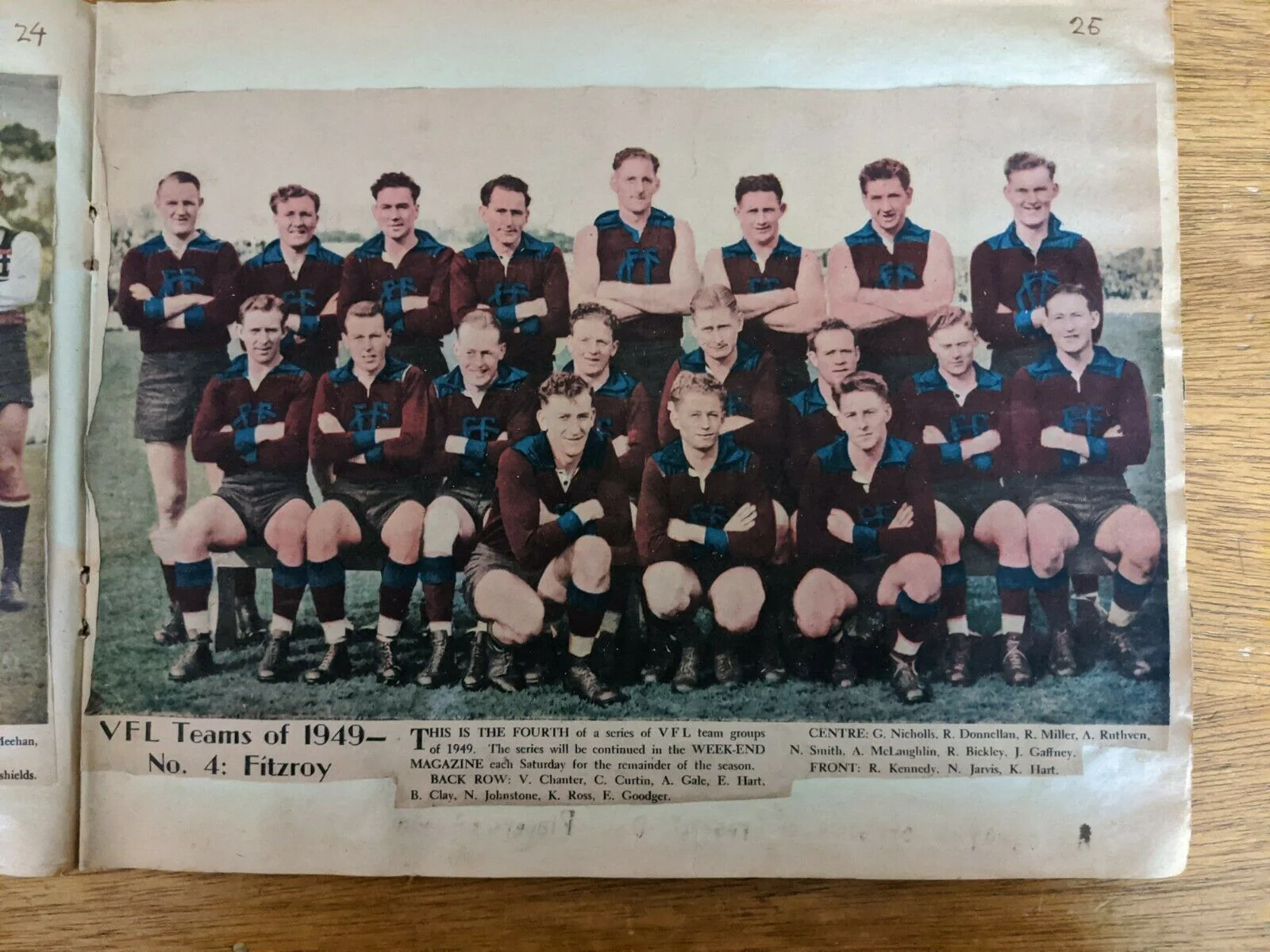 Scrapbook Over 50 Pages. Cigarette Cards, 1949 Argus VFL Photos, VFA, Signatures - Image 7