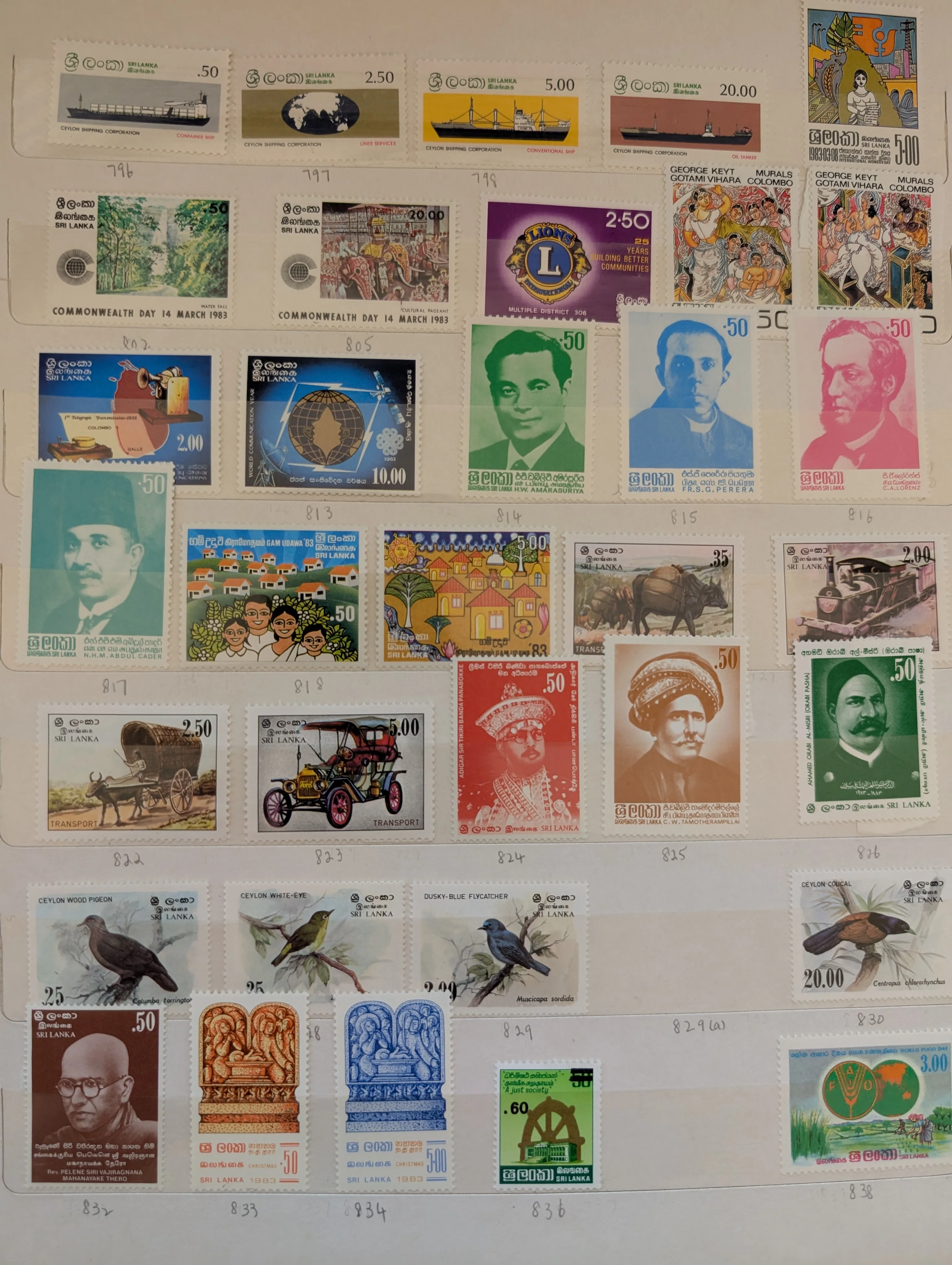 Sri Lanka 1966-90 Stamp Collection Mint - Image 3