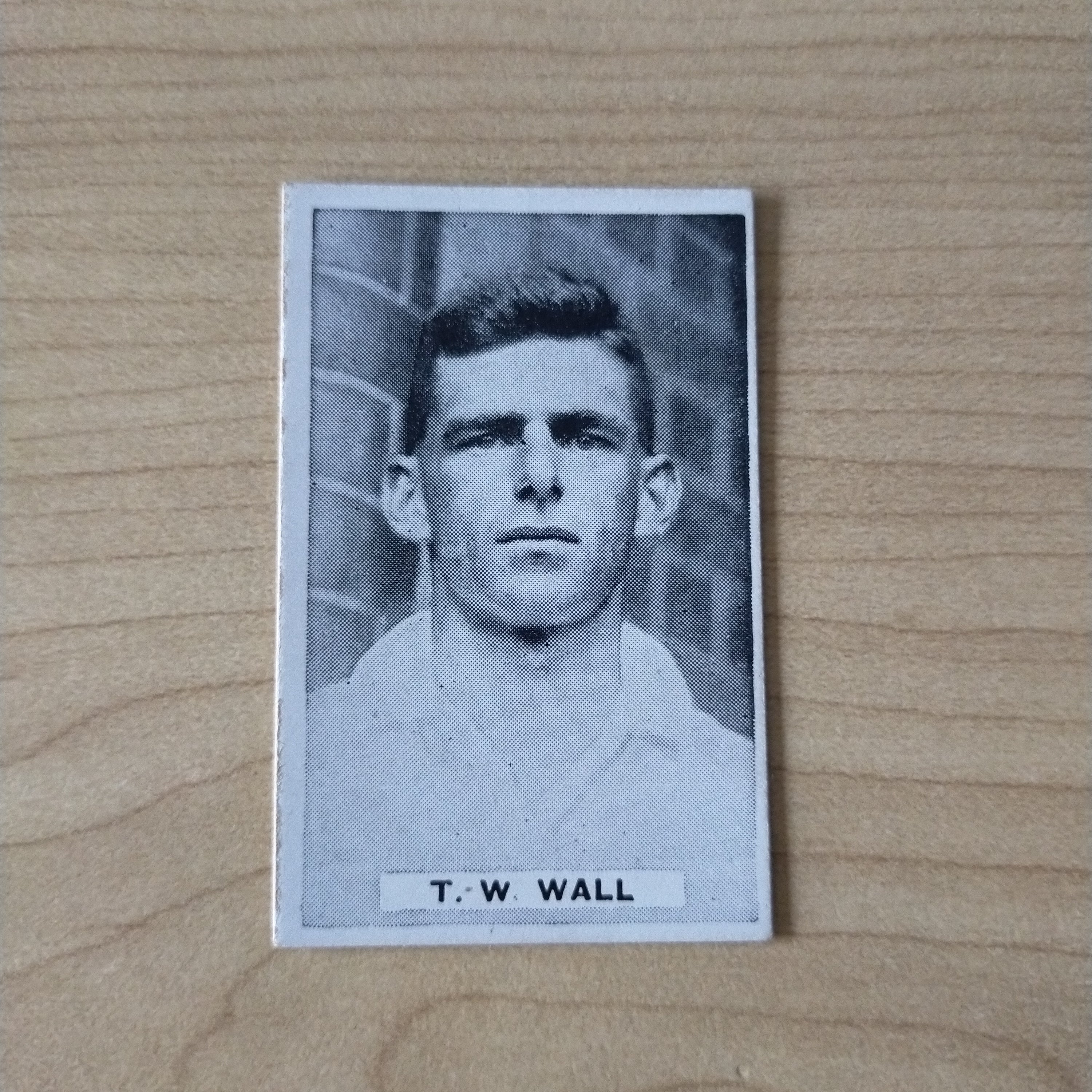 Sweetacres Champion Chewing Gum T W Wall Test Match Records Cricket Cigarette Card No.3