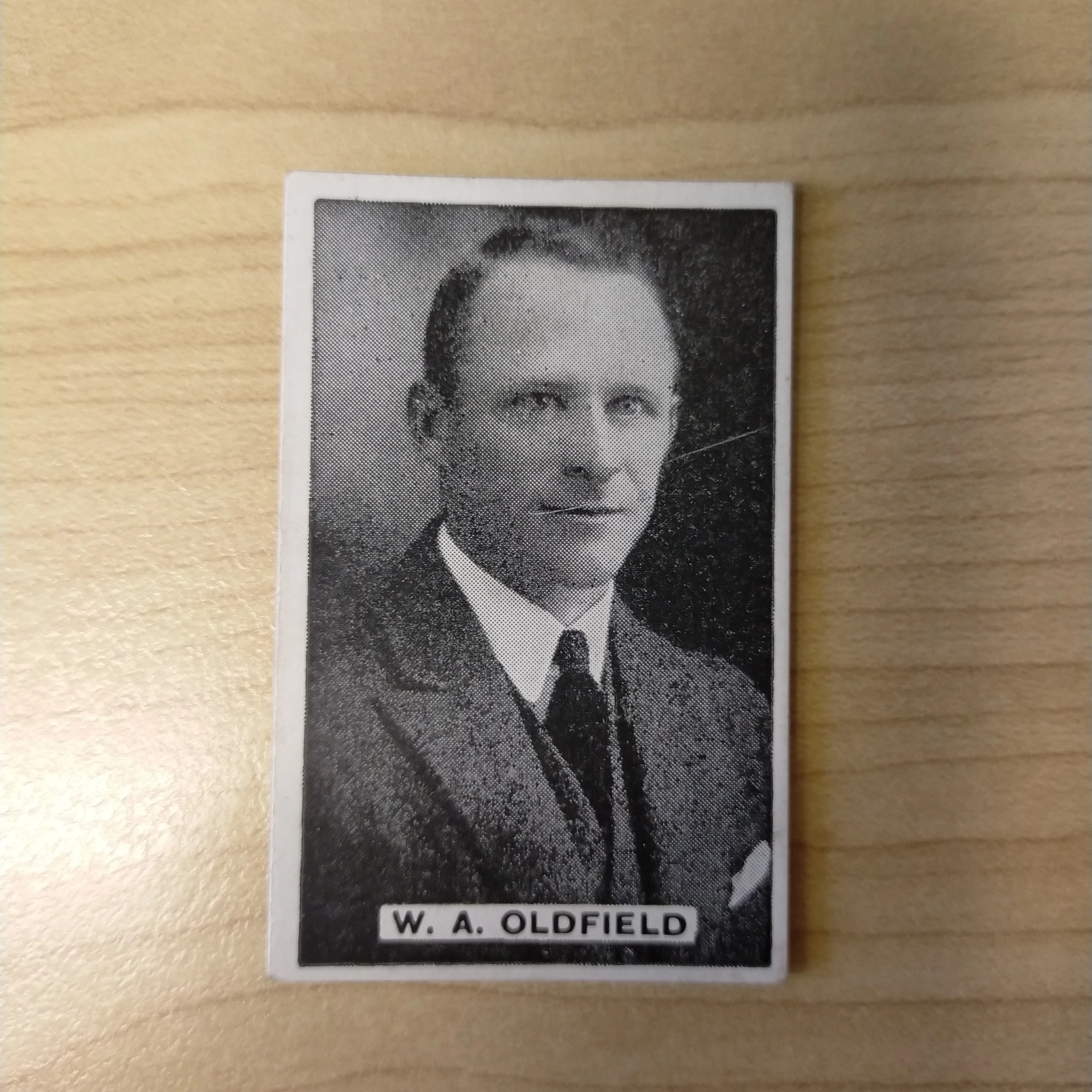 Sweetacres Champion Chewing Gum W A Oldfield Test Match Records Cricket Cigarette Card No.13