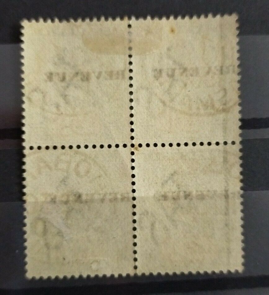 Tasmania Australian States £1 postal fiscal Block Of 4 CTO Hobart, superb - Image 2