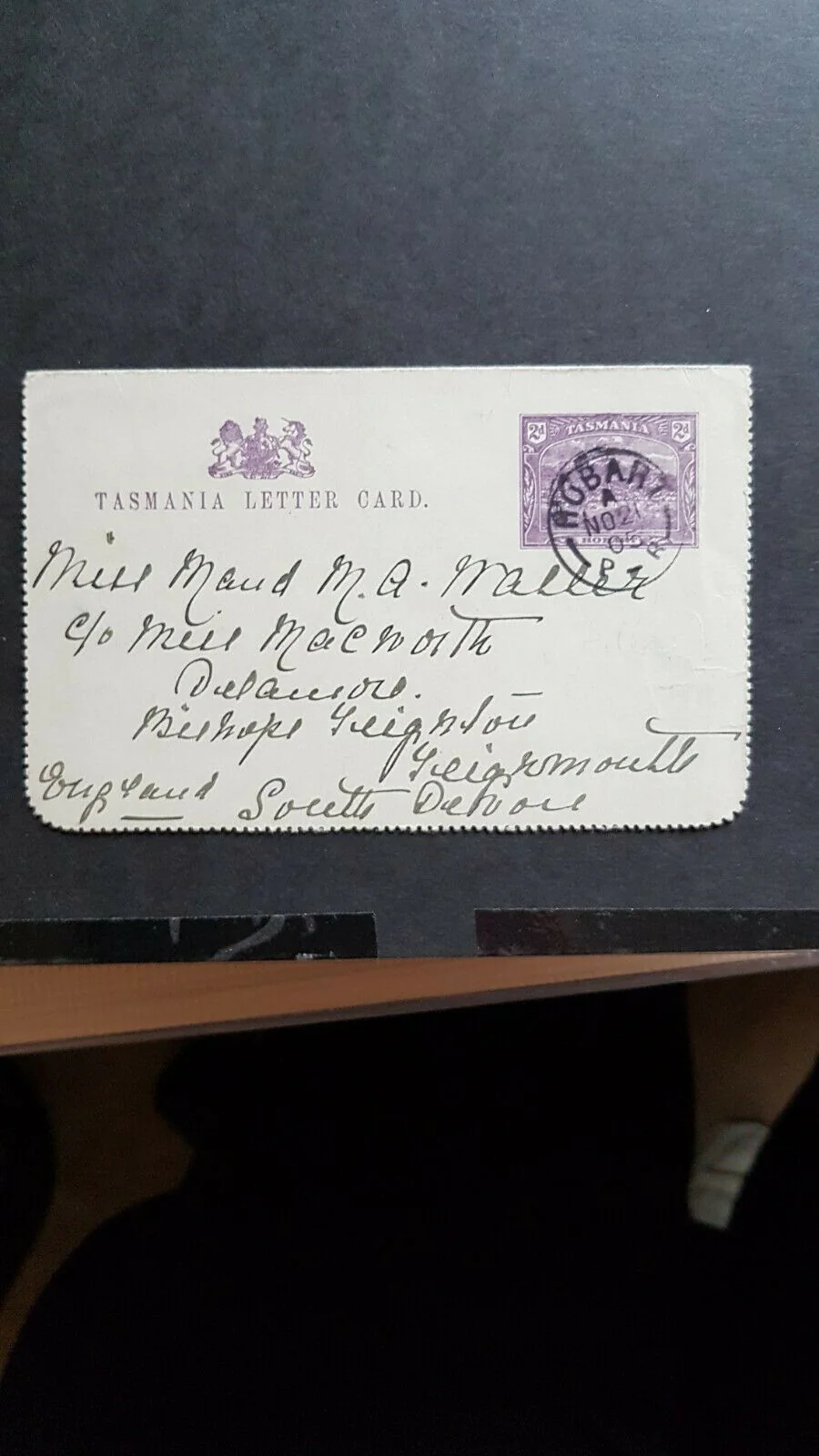 Tasmania Australian States 2d Scenic Letter Card Cataract Gorge Launceston U - Image 2