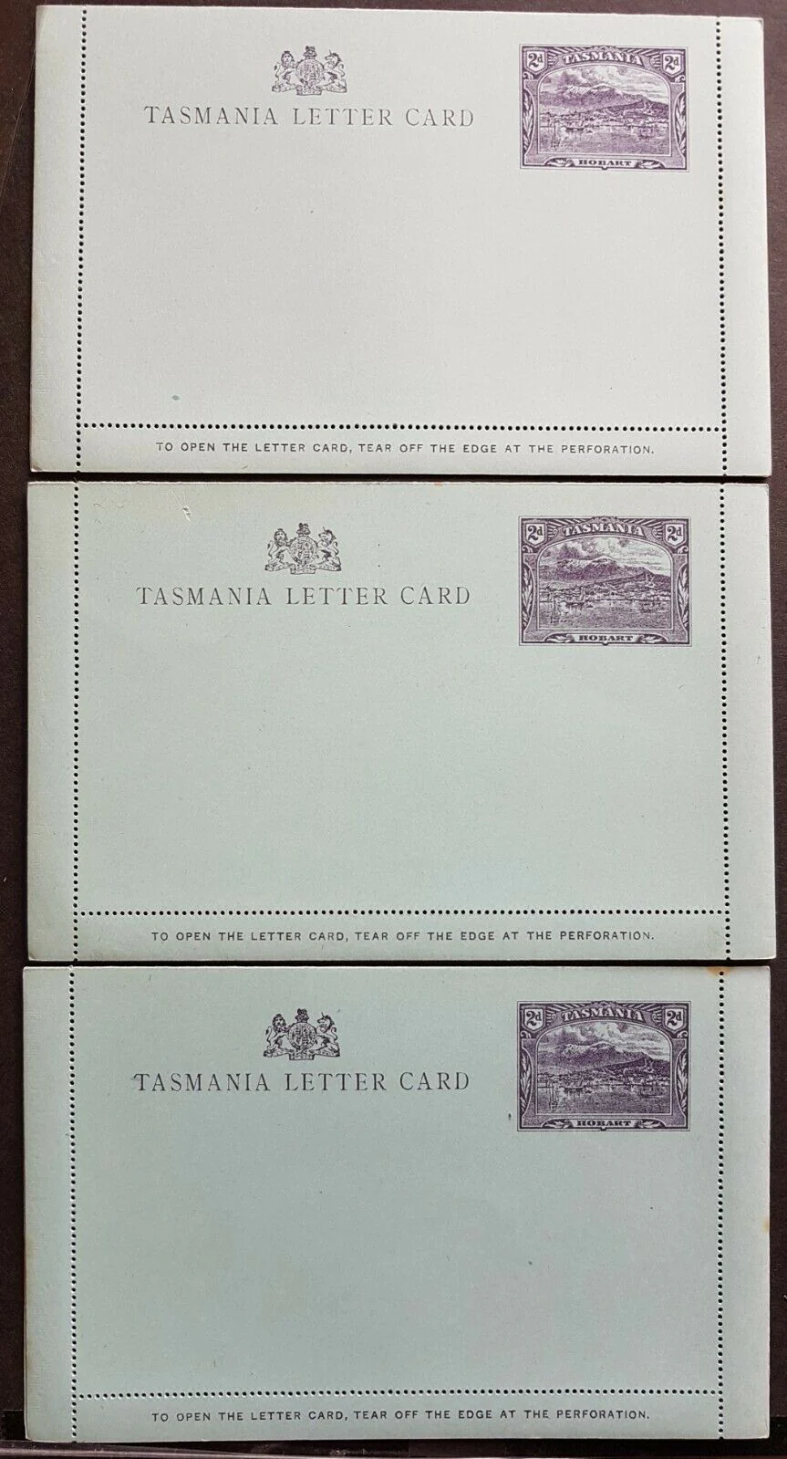 Tasmania Australian States 2d scenic letter cards set of 6 M, lovely Thematics - Image 3