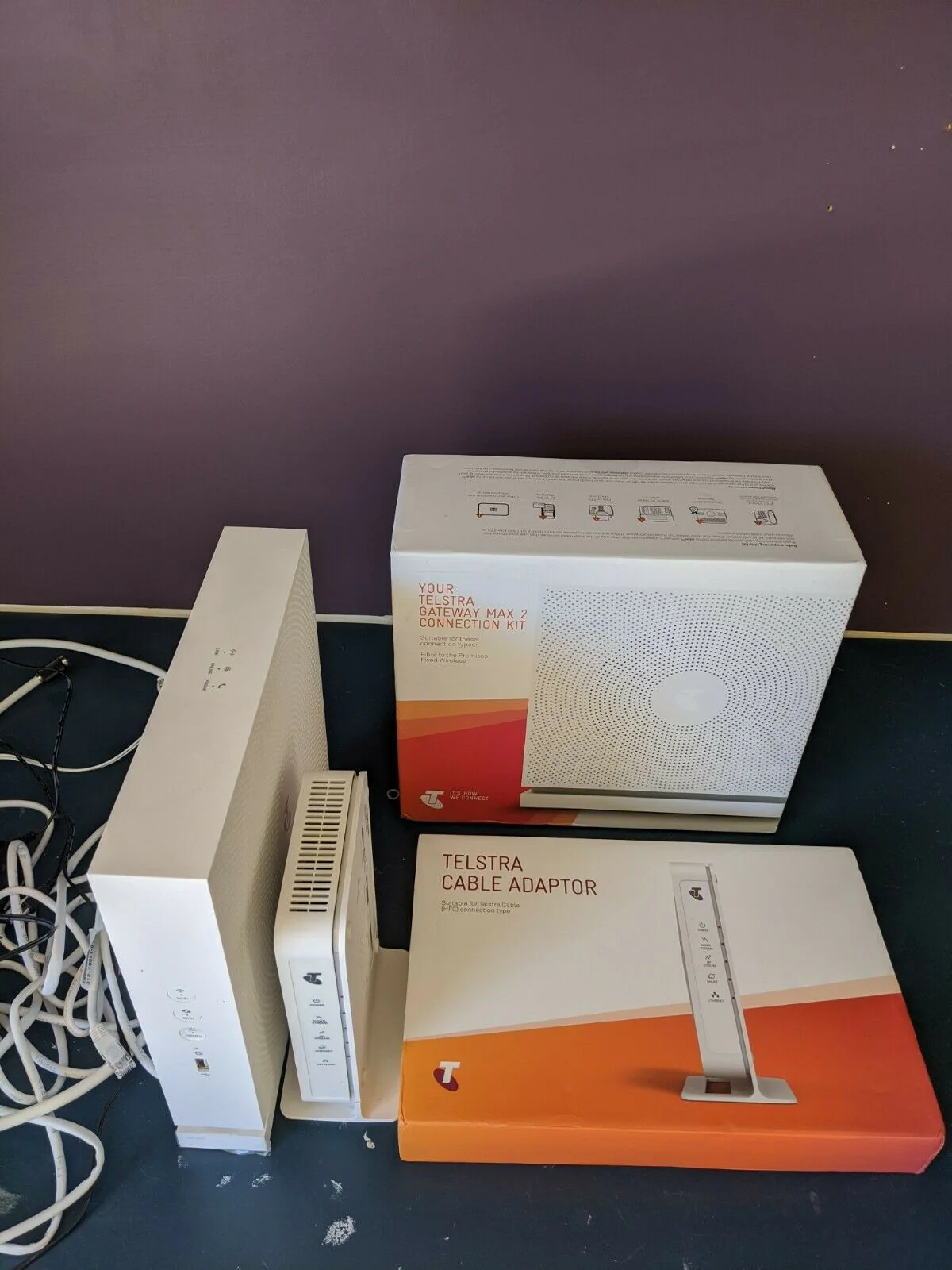Telstra Gateway Max 2 And Telstra Cable Adaptor