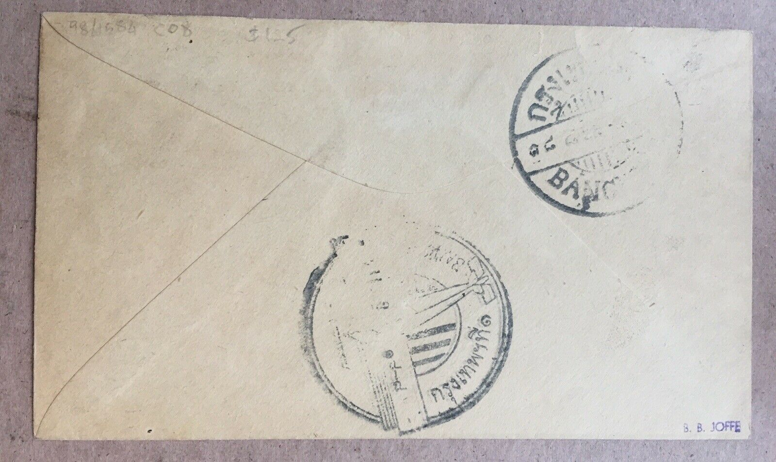 Thailand 1922 Flight Cover Roi-Ed To Bangkok - Image 2
