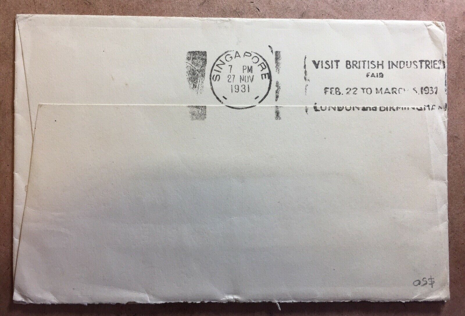 Thailand - Australia, 1931 Cover Cancelled “Paquebot Penang” - Image 2